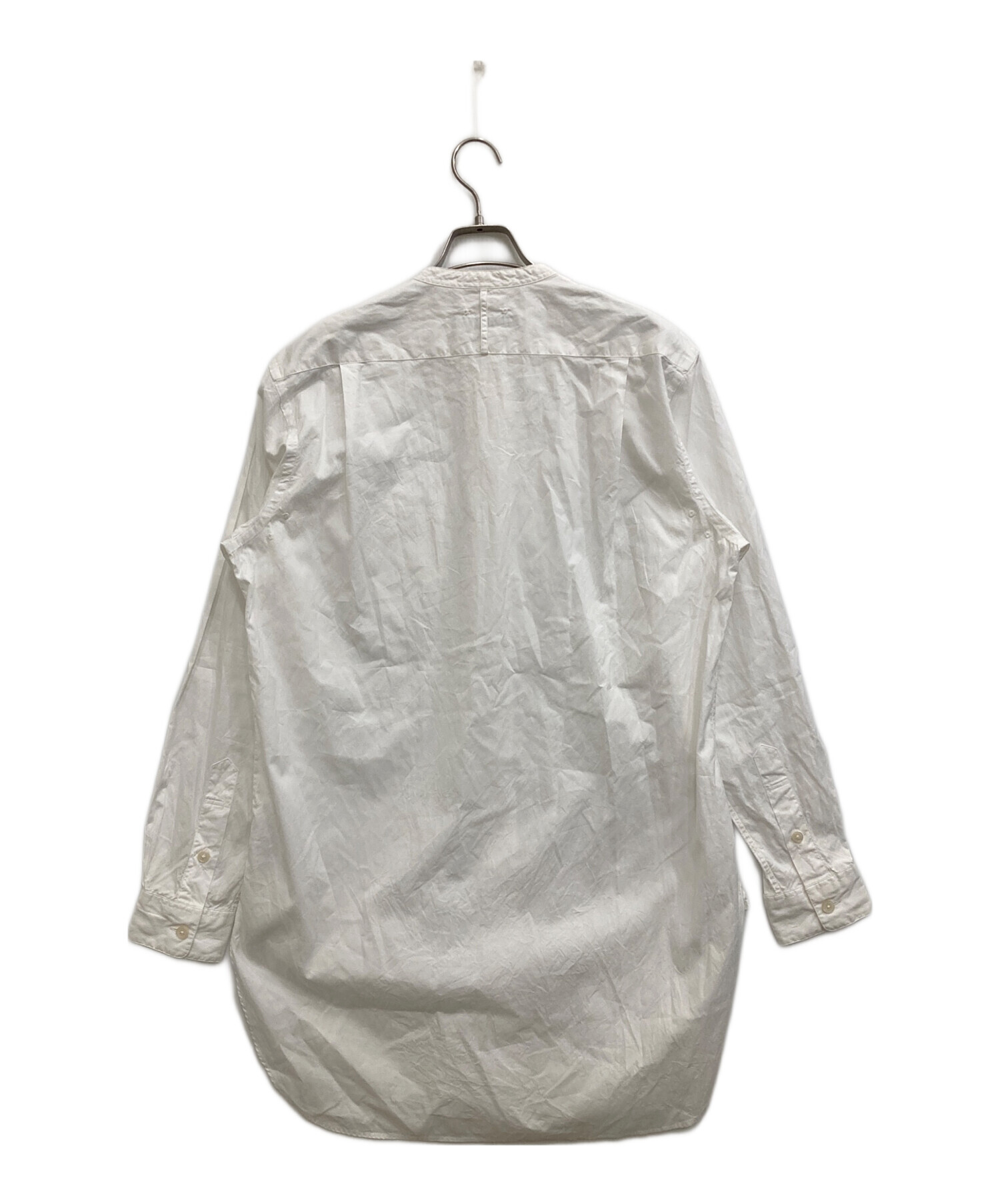 中古・古着通販】SOPHNET. (ソフネット) ノーカラーシャツ ホワイト