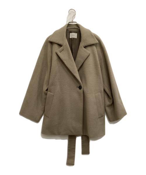 中古・古着通販】IENA (イエナ) ウールベルテッドショートコート