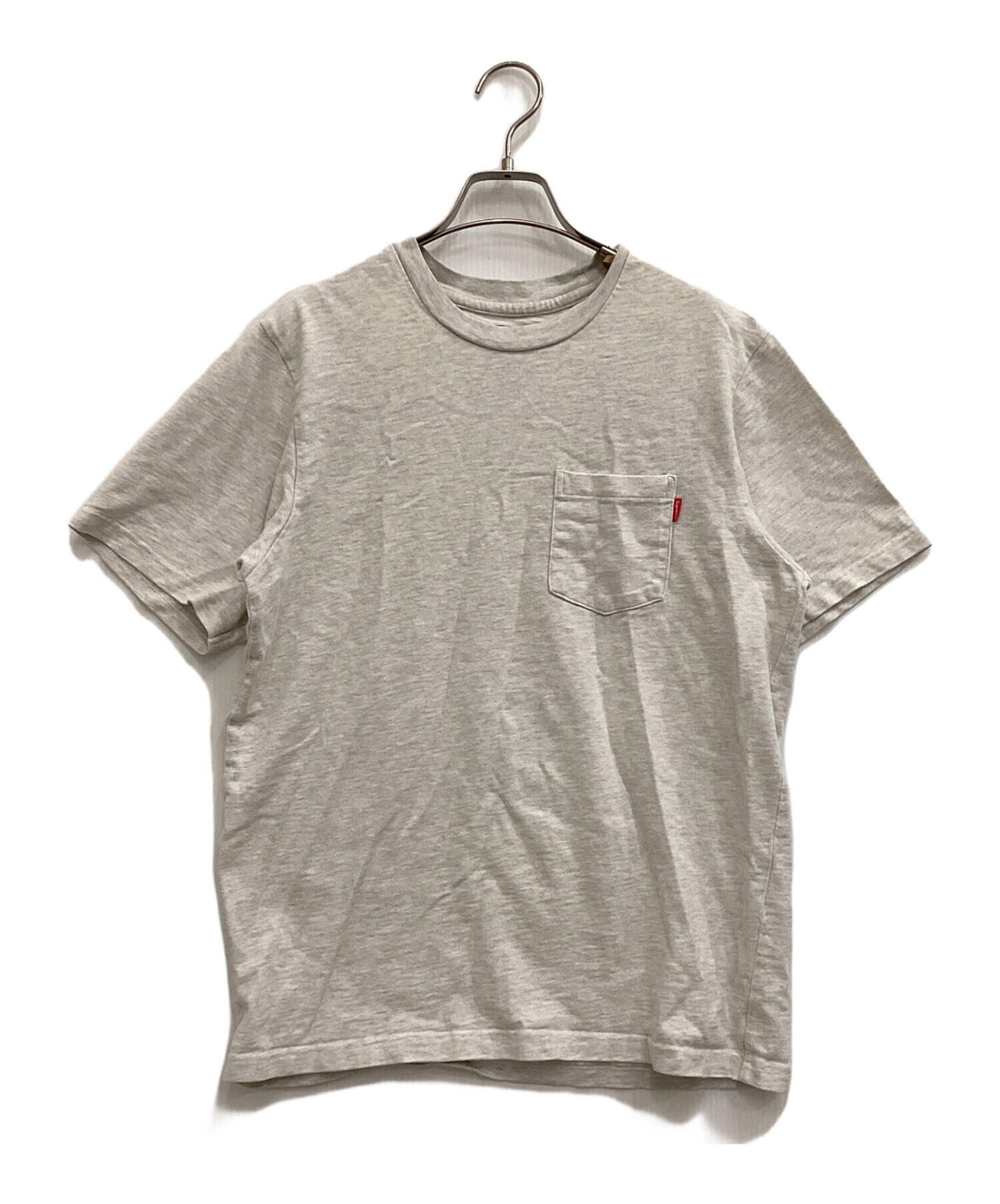中古・古着通販】Supreme (シュプリーム) ポケットTシャツ グレー