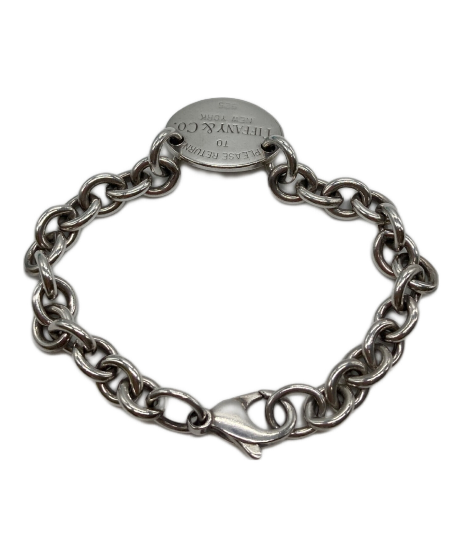 最終価格　old tiffany 90s ブレスレット　オーバルタグ　925 最終価格 old tiffany 90s ブレスレット オーバルタグ 925 最終価格