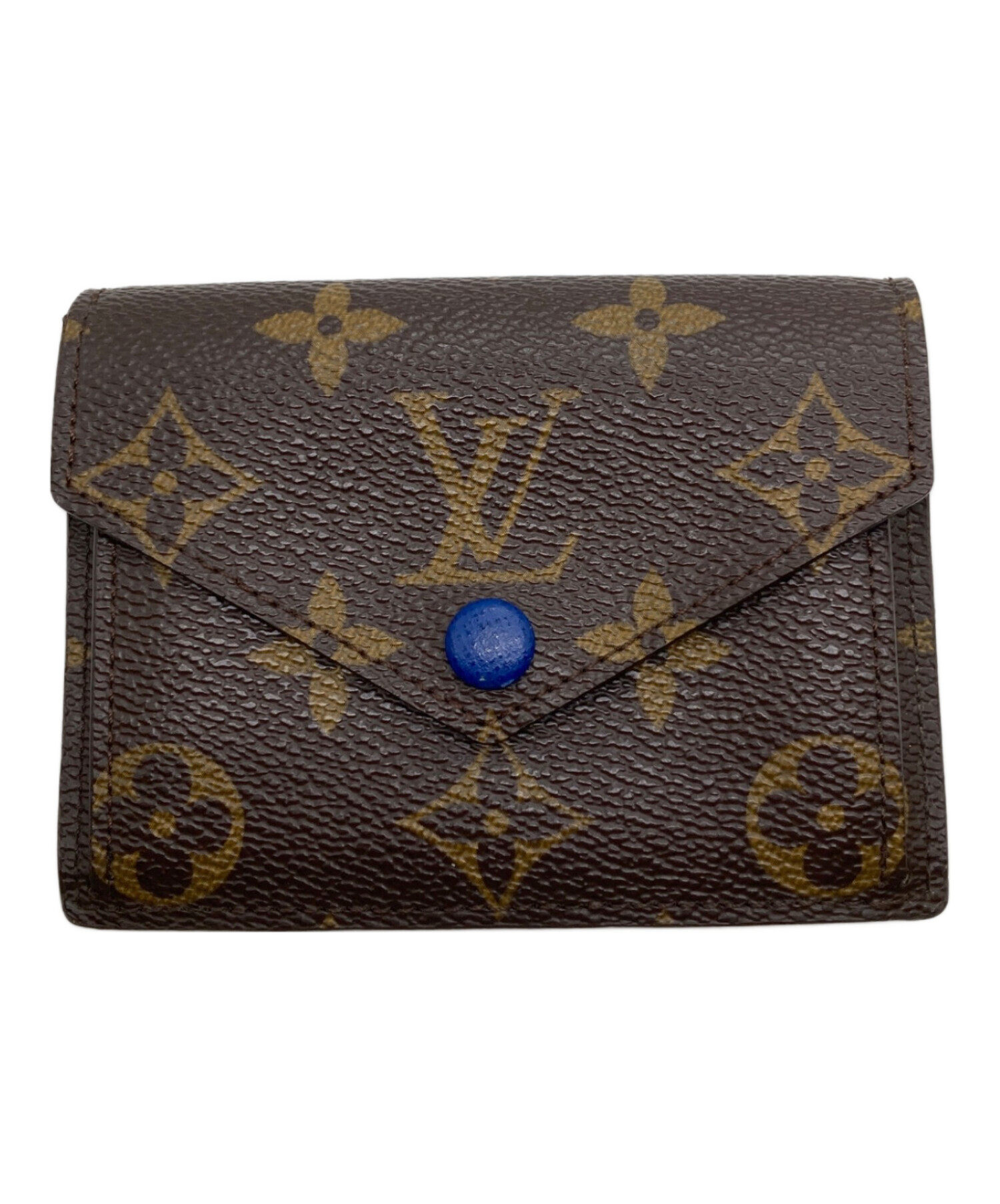 中古・古着通販】LOUIS VUITTON (ルイ ヴィトン) 2つ折り財布 ブルー 
