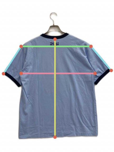 NICENESS （柔道リンガー Tee) サイズM 中古・古着通販】NICENESS (ナイスネス) 柔道リンガーTee スカイブルー