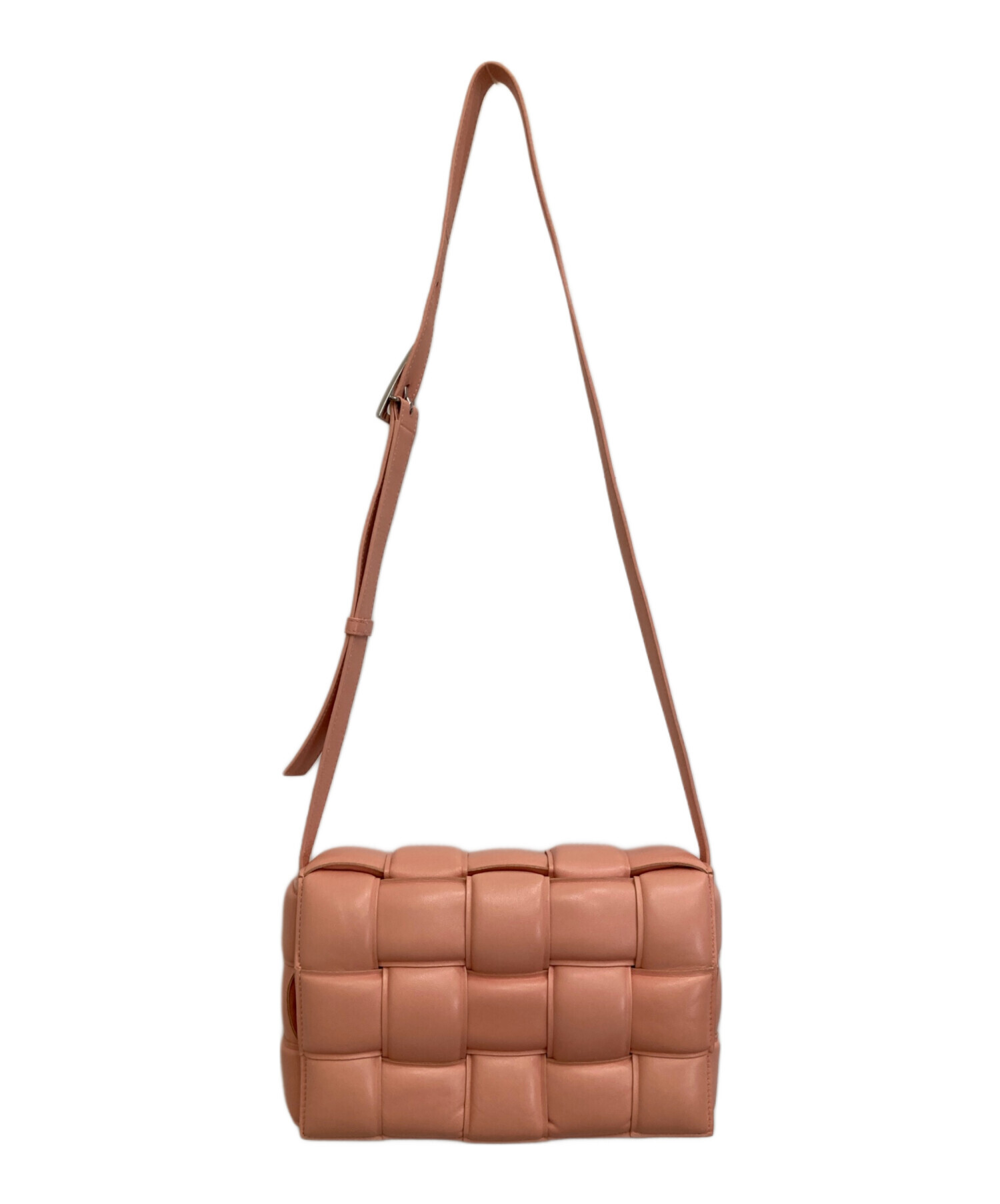 BOTTEGA VENETA ボッテガベネタ ショルダーバッグ  ピンク 【古着】【中古】【送料無料】 中古・古着通販】BOTTEGA VENETA (ボッテガベネタ) マキシイントレ