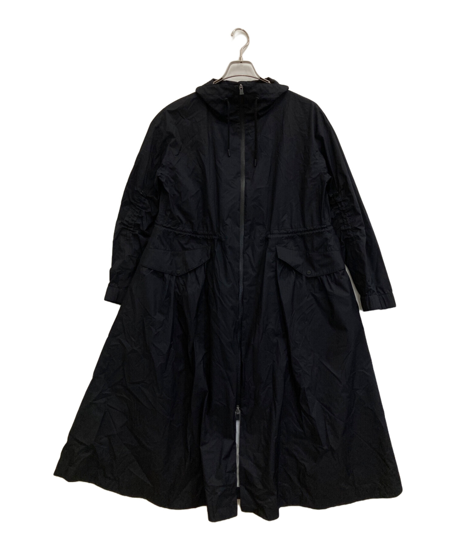中古・古着通販】HERNO (ヘルノ) ナイロンロングコート ネイビー 