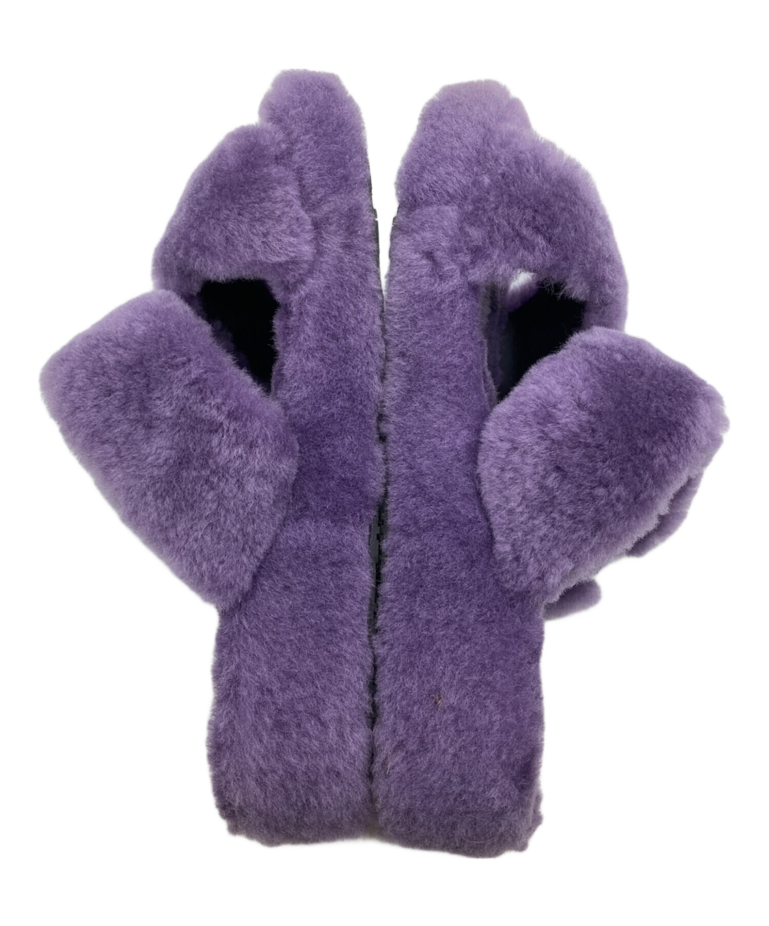 中古・古着通販】UGG (アグ) ファーサンダル パープル サイズ:USA6