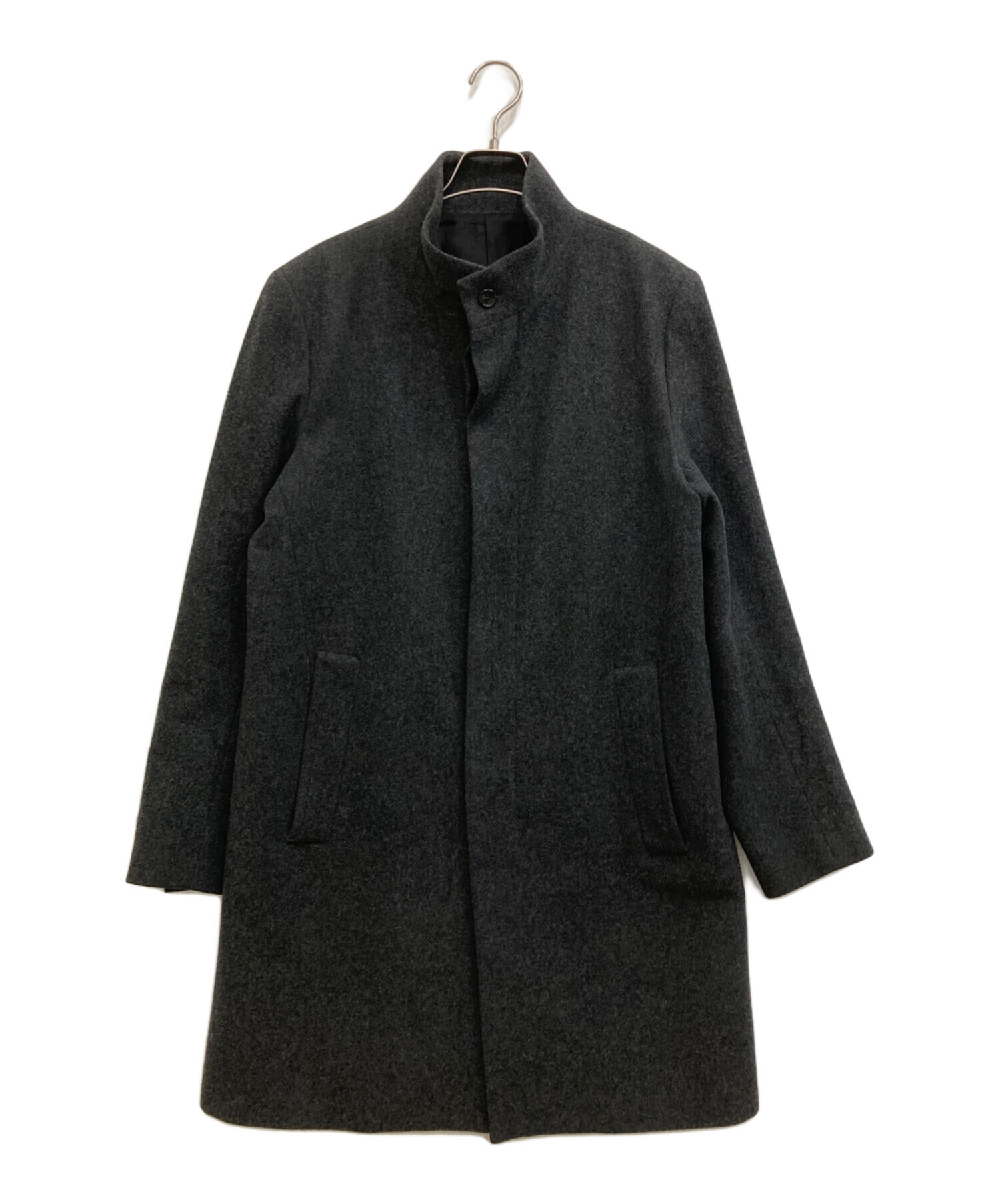 中古・古着通販】theory (セオリー) ウールコート グレー サイズ:S 
