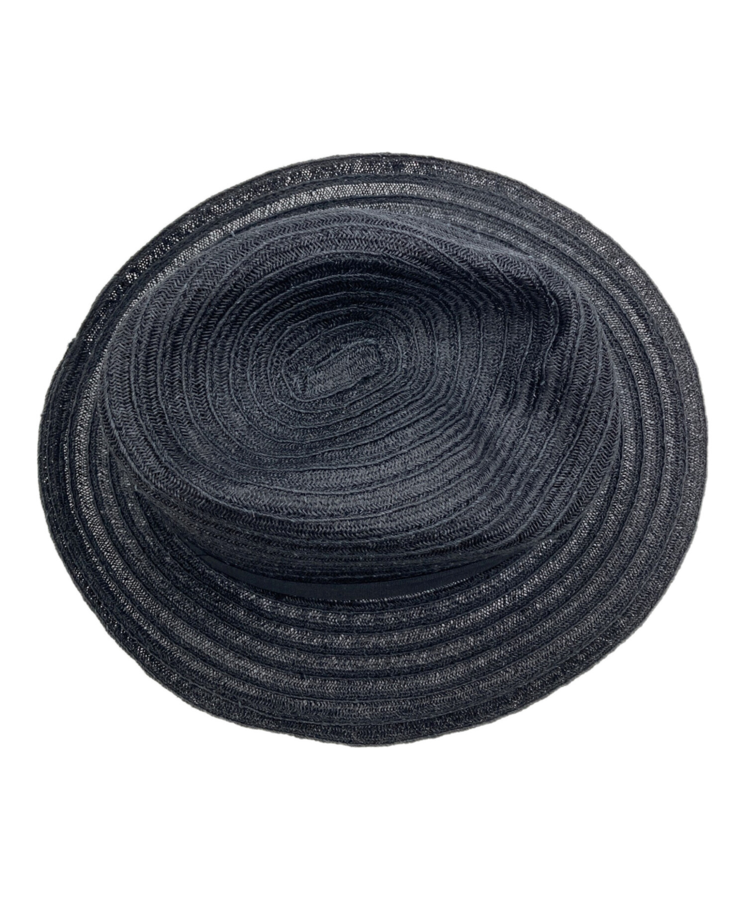 中古・古着通販】BORSALINO (ボルサリーノ) ストローハット ブラック