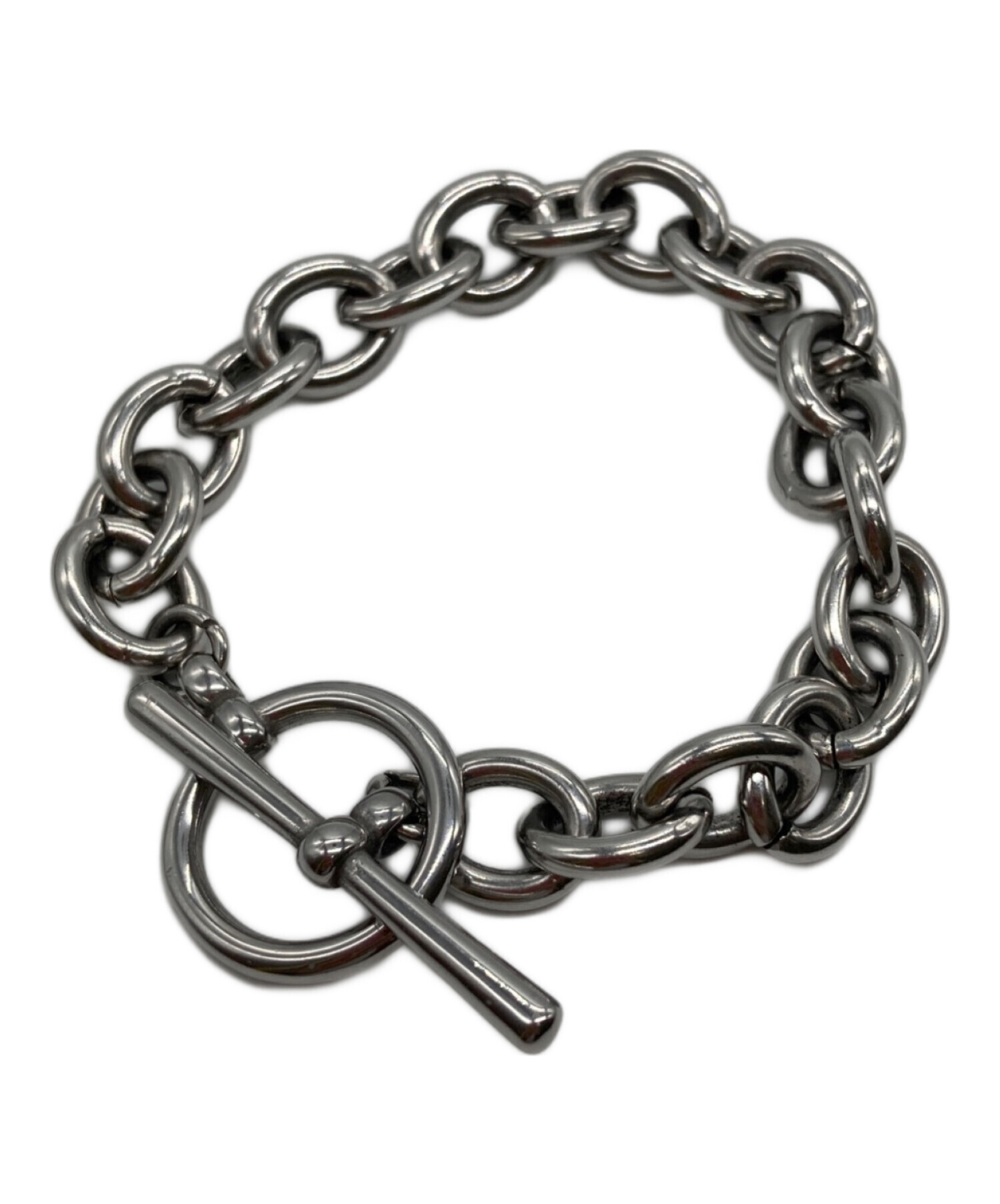中古・古着通販】GRAIL (グレイル) rugged bracelet シルバー 