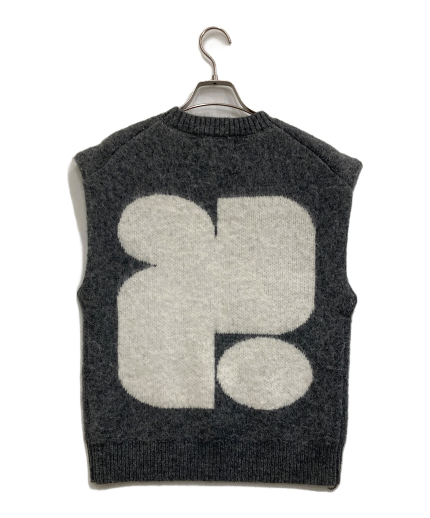 thetoe ニットベスト 中古・古着通販】the toe (ザ・トゥー) ニットベスト グレー サイズ:S