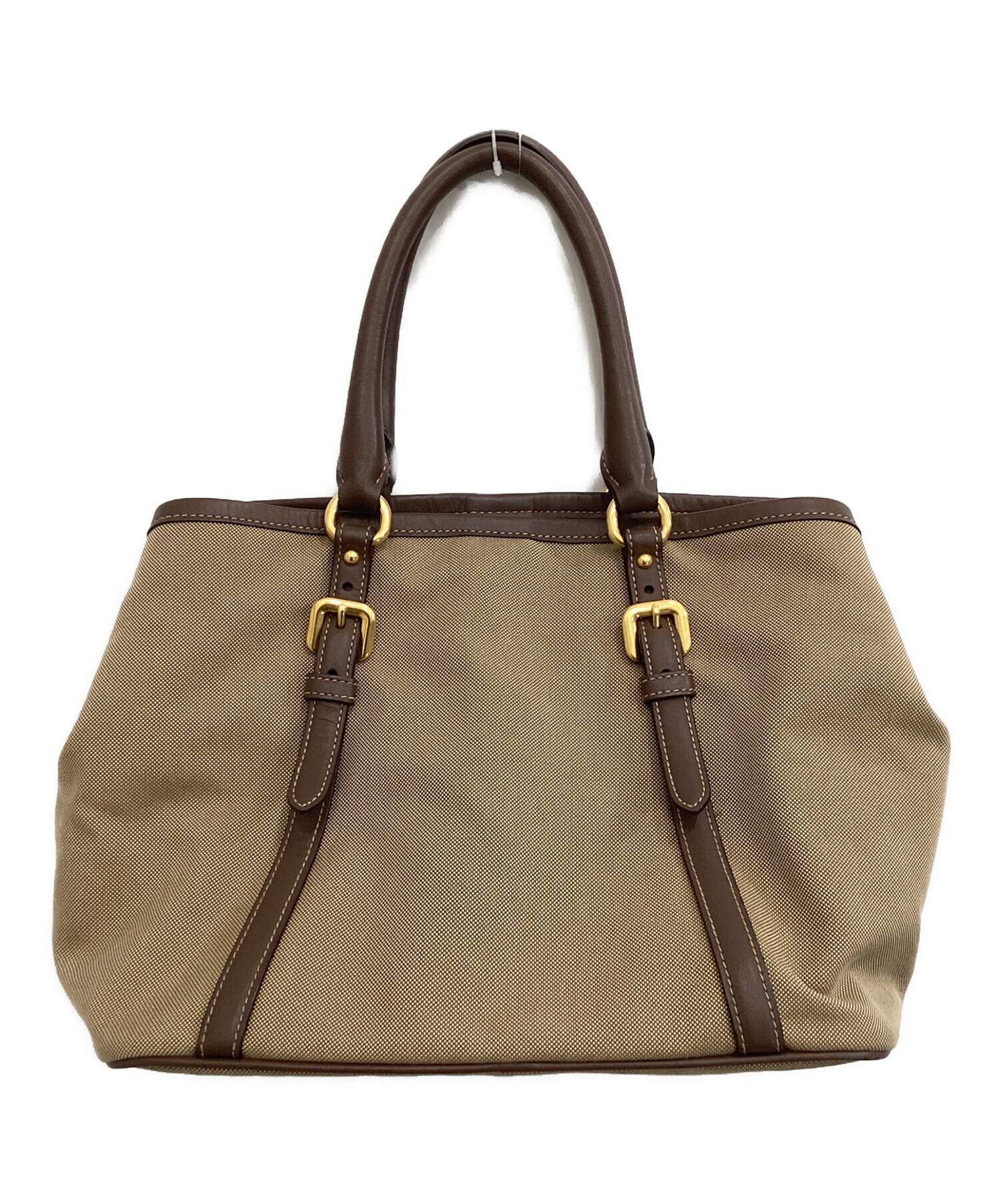 中古・古着通販】PRADA (プラダ) ハンドバッグ ブラウン｜ブランド