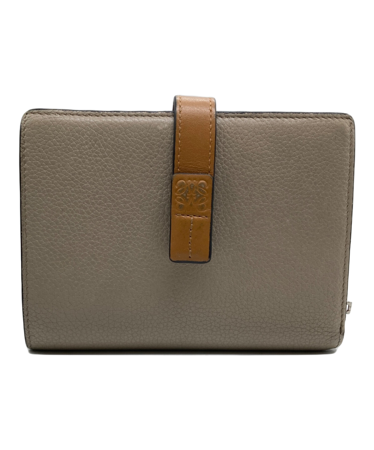 中古・古着通販】LOEWE (ロエベ) バーティカルウォレット グレー 