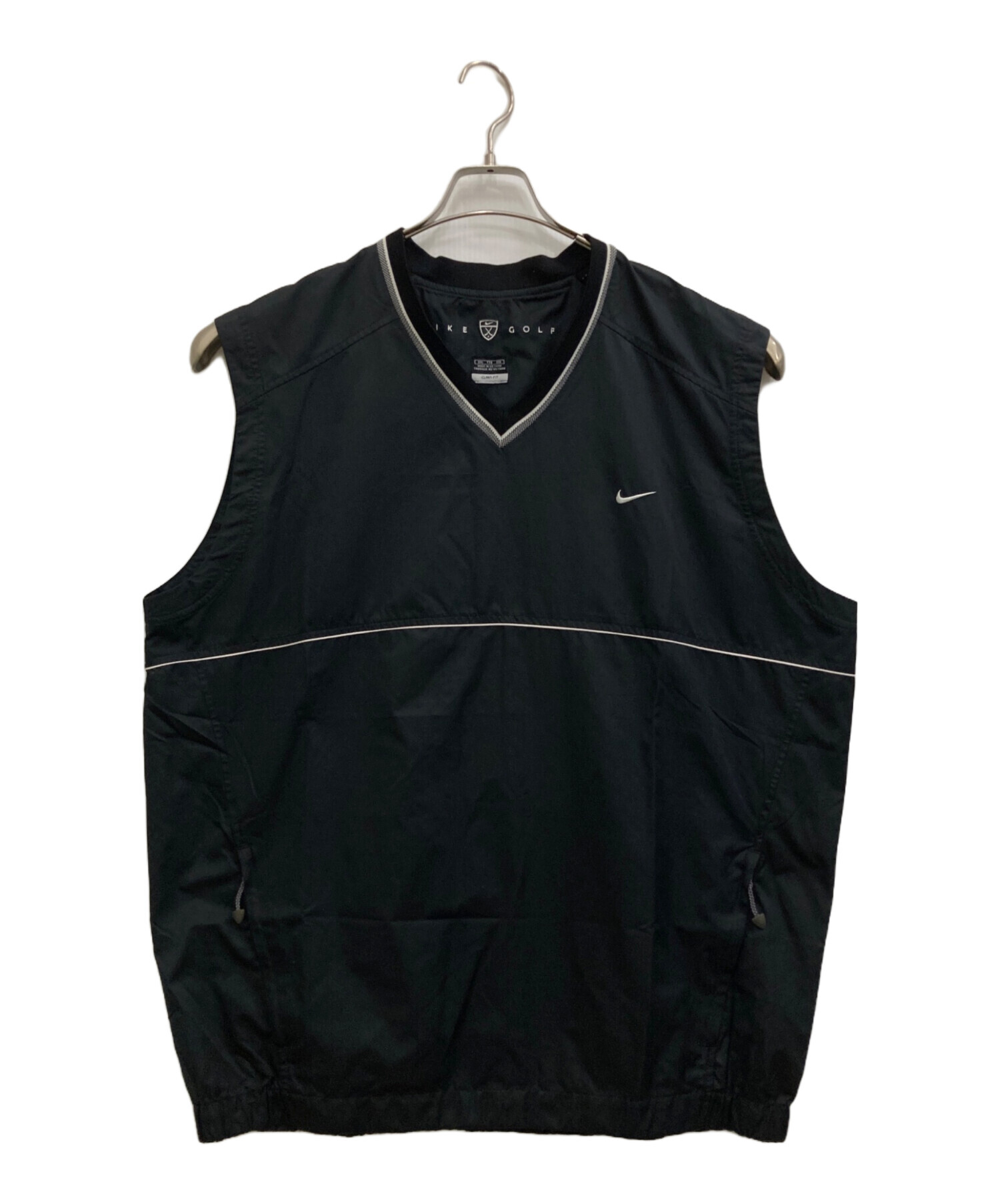 中古・古着通販】NIKE GOLF (ナイキゴルフ) ナイロンベスト ブラック 