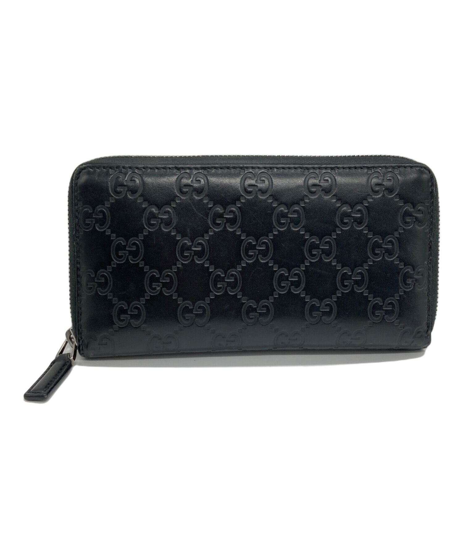 中古・古着通販】GUCCI (グッチ) GG柄ラウンドファスナー長財布 