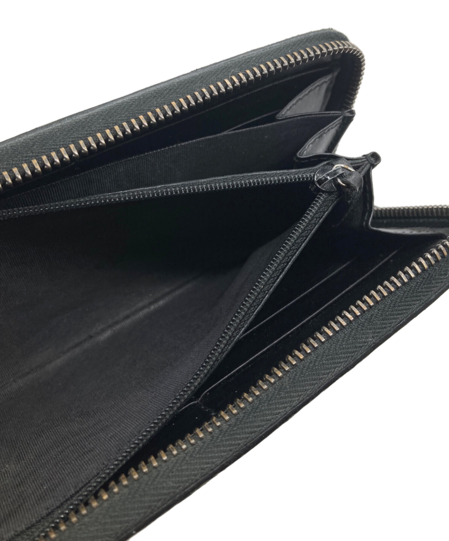 中古・古着通販】GUCCI (グッチ) GG柄ラウンドファスナー長財布 