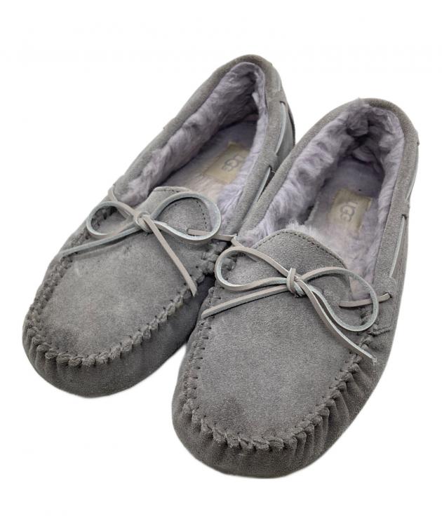 美品　アグ　UGGモカシン　グレー　26㎝ 中古・古着通販】UGG (アグ) モカシンシューズ グレー サイズ:25