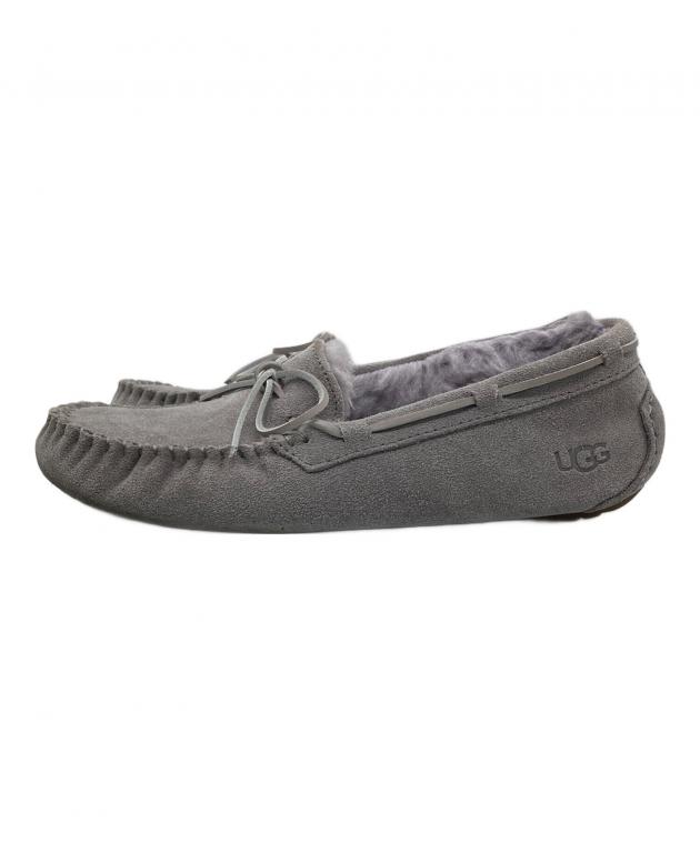 UGG グレー モカシン 25センチ 中古・古着通販】UGG (アグ) モカシンシューズ グレー サイズ:25