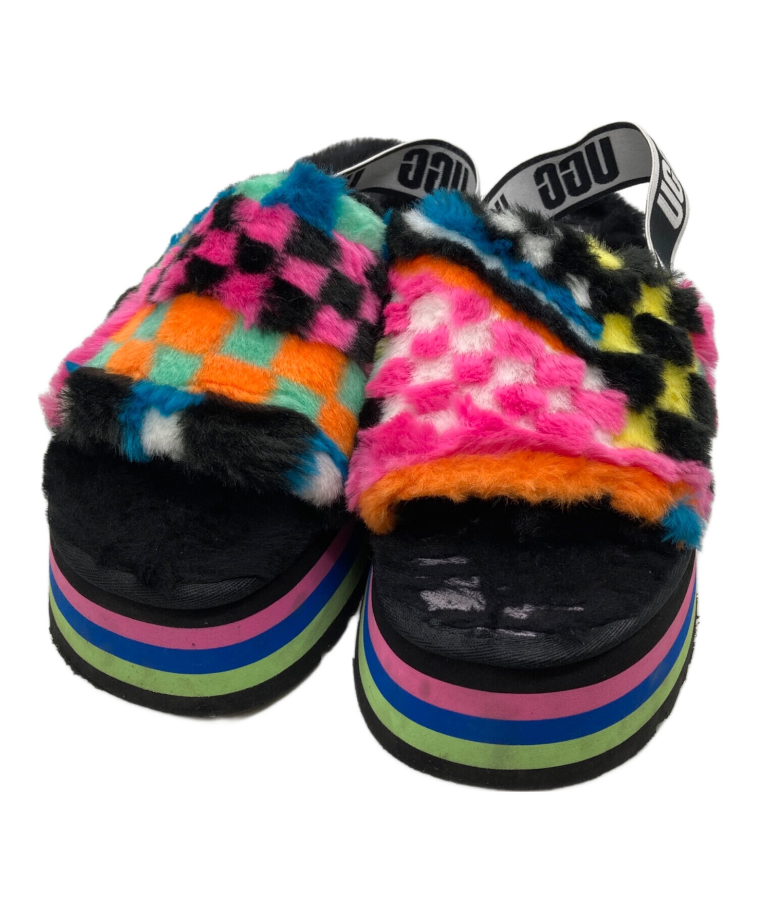 中古・古着通販】UGG (アグ) ディスコチェック スライドサンダル