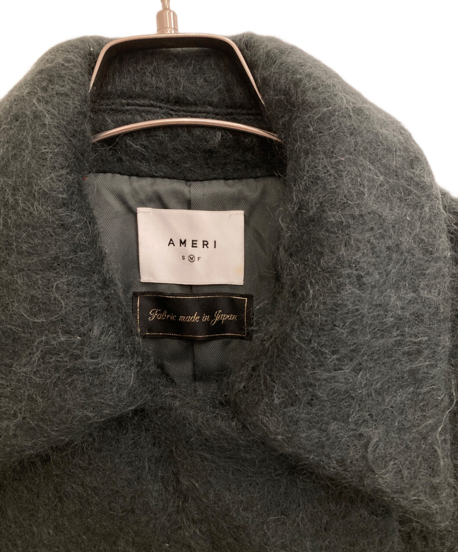 中古・古着通販】AMERI (アメリ) DEFORMATION COLLAR SHAGGY COA