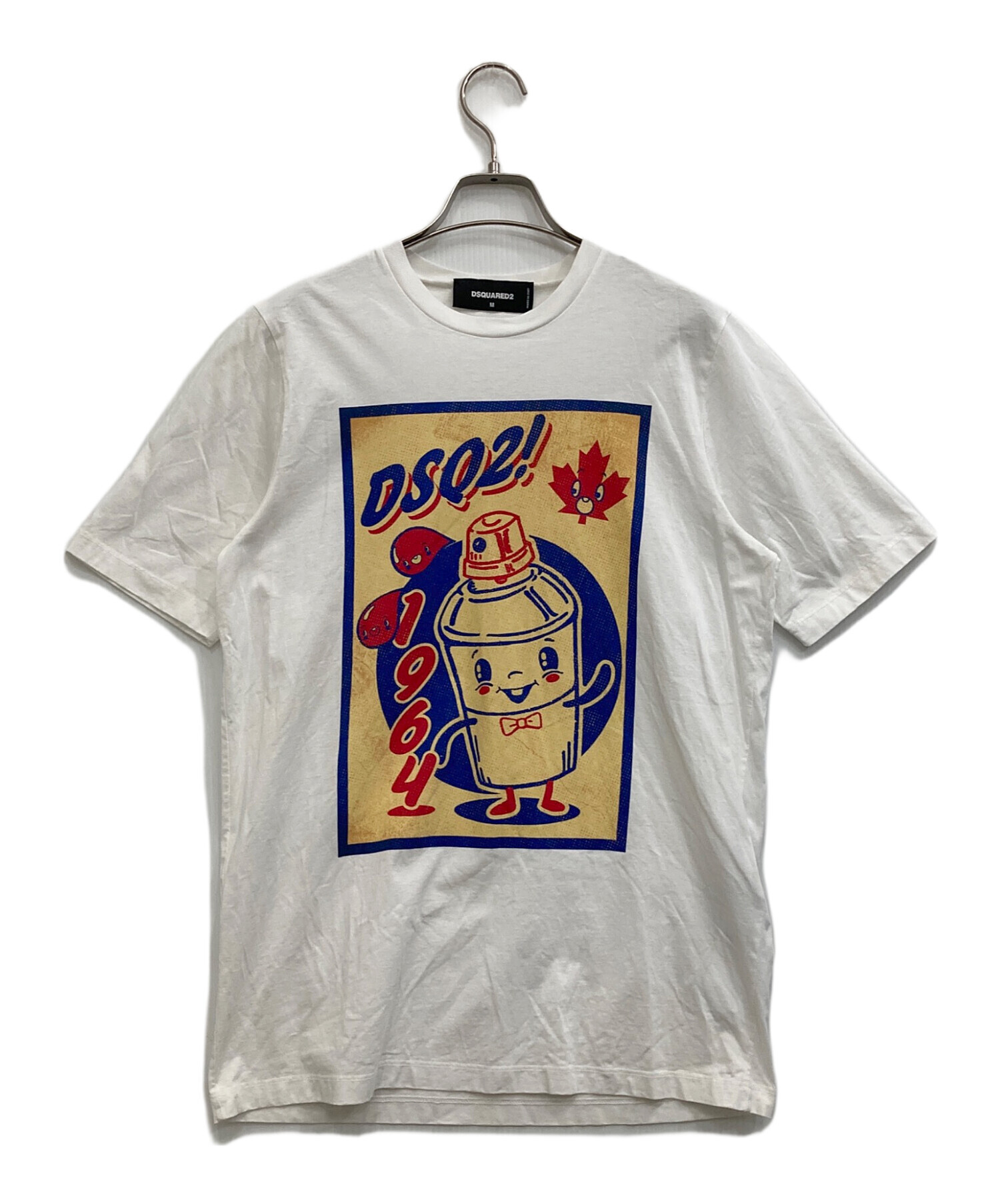 中古・古着通販】DSQUARED2 (ディースクエアード) プリントTシャツ