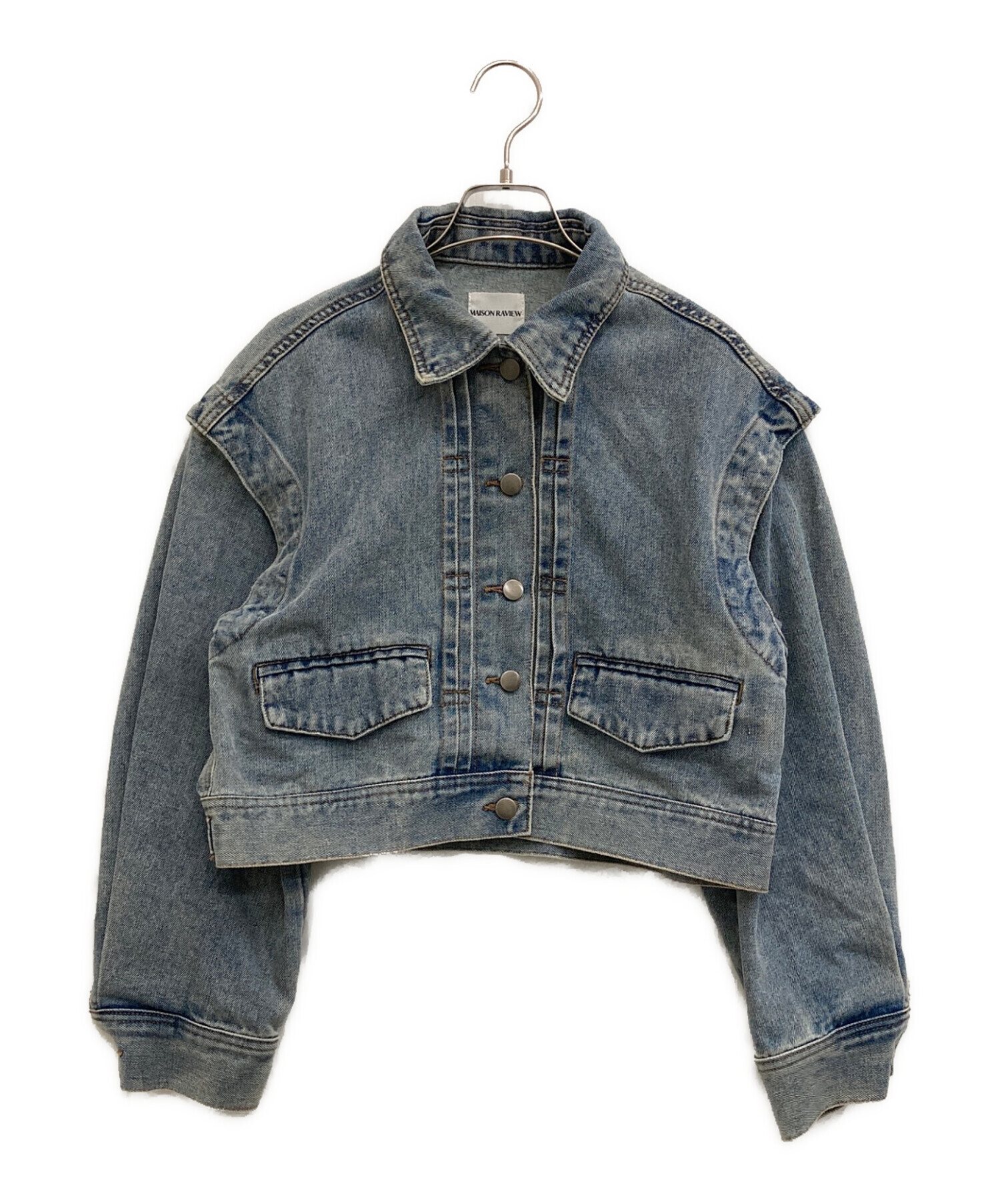 中古・古着通販】MAISON RAVIEW (メゾンレビュー) 2WAYショートデニム 