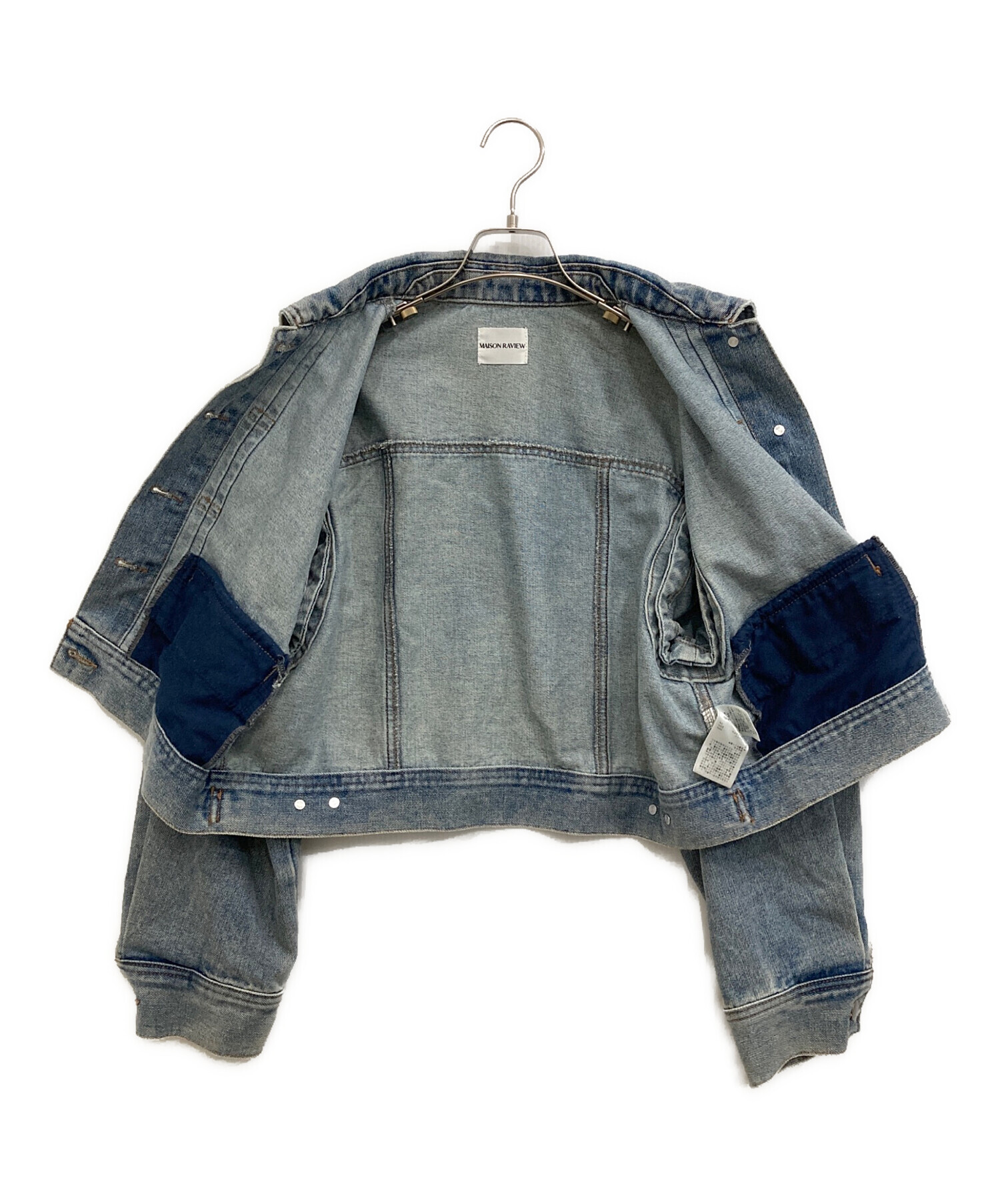 未使用✦ฺ maison raview 2way ショートデニムジャケット 中古・古着通販】MAISON RAVIEW (メゾンレビュー) 2WAYショートデニム