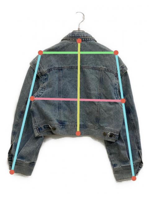 中古・古着通販】MAISON RAVIEW (メゾンレビュー) 2WAYショートデニム