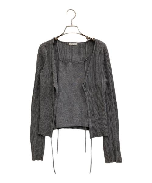 FRAY I.D ベアキャミ&カーデアンサンブル FRAY I.D（フレイアイディー）の「ベアキャミ&カーデ