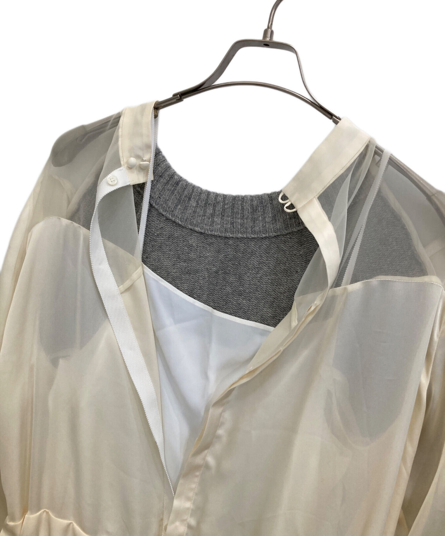 【未使用】sacai Wool Knit Dress 中古・古着通販】sacai (サカイ) Wool Knit Dress グレー サイズ:2