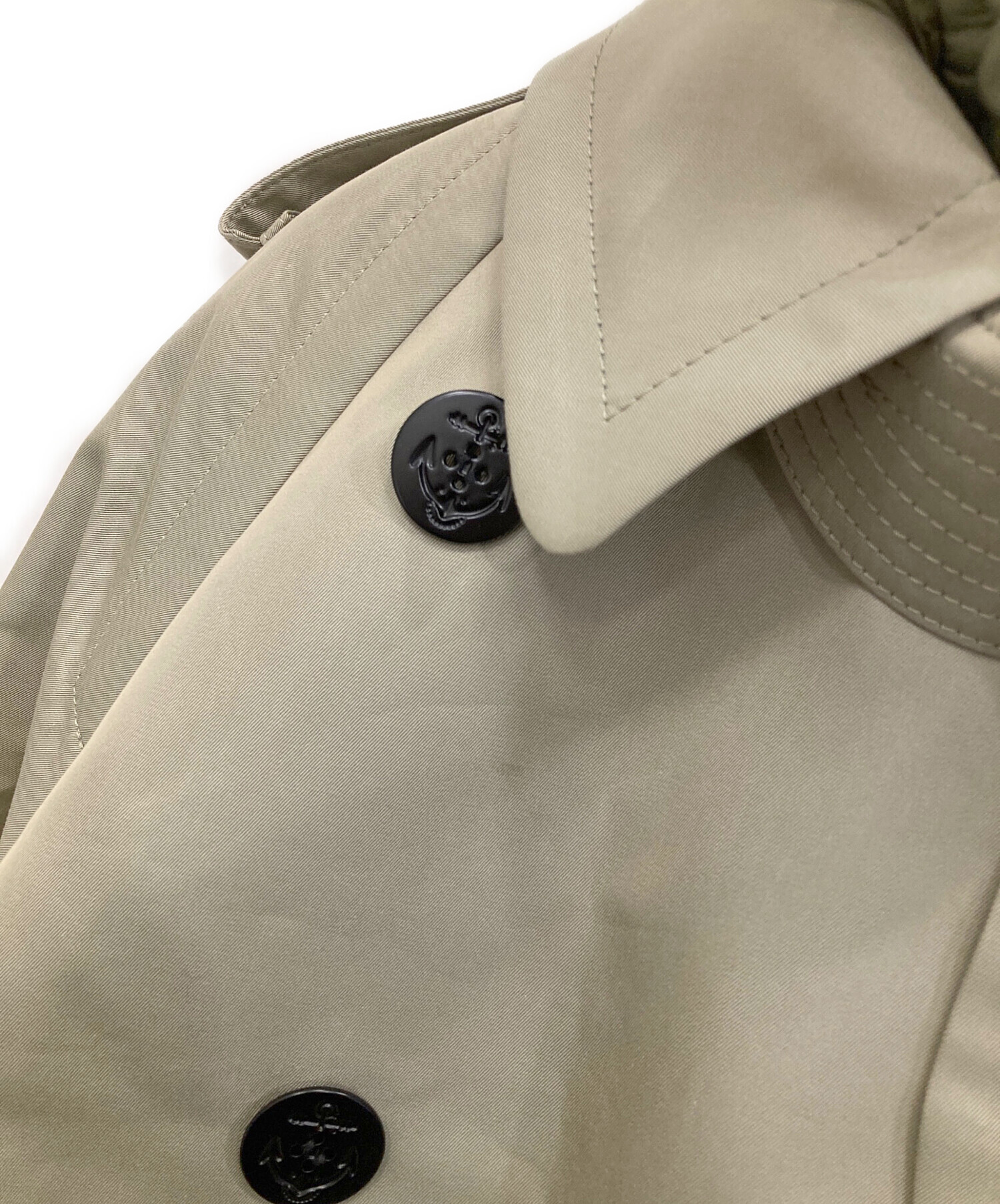 中古・古着通販】sacai (サカイ) Cotton Gabardine Padded Coat カーキ 