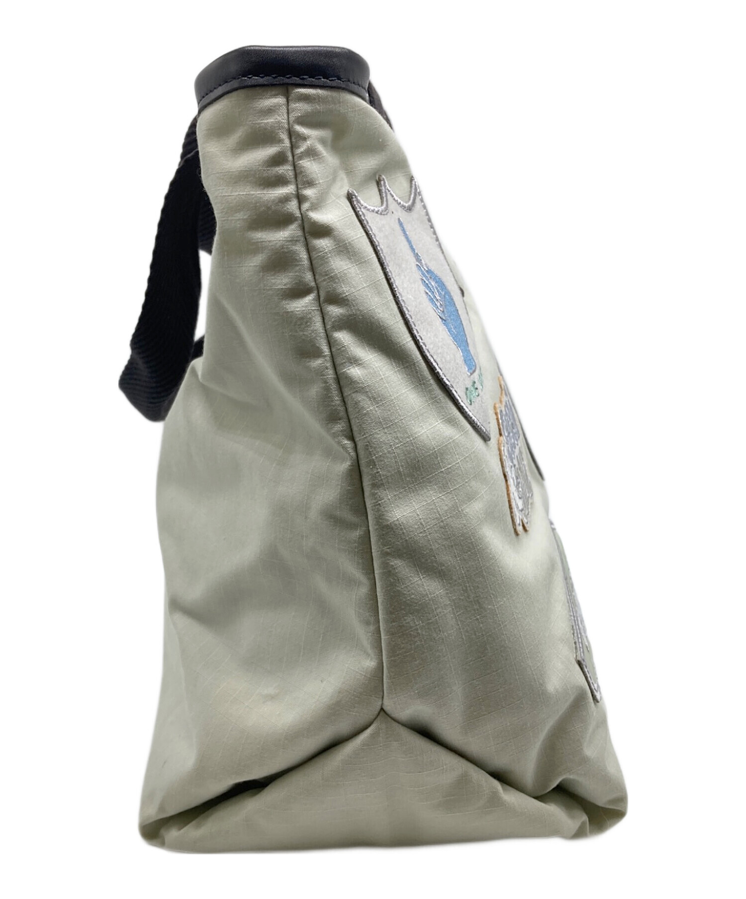 美品　sacai ゴンズ　パッチワークトートバッグ オリーブグリーン 中古・古着通販】sacai (サカイ) Gonz (ゴンズ) パッチワークトート