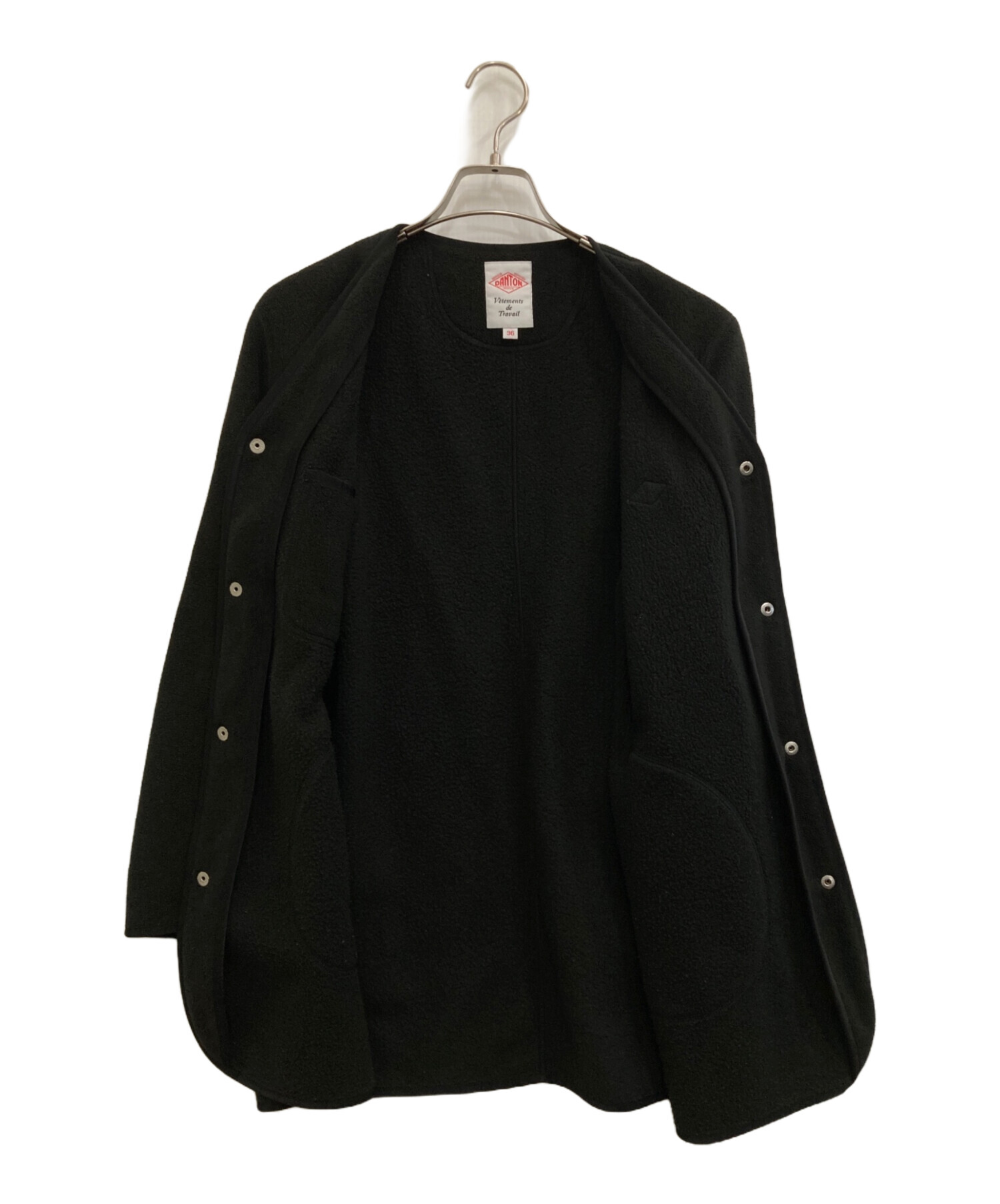 中古・古着通販】DANTON (ダントン) ノーカラーフリースジャケット 