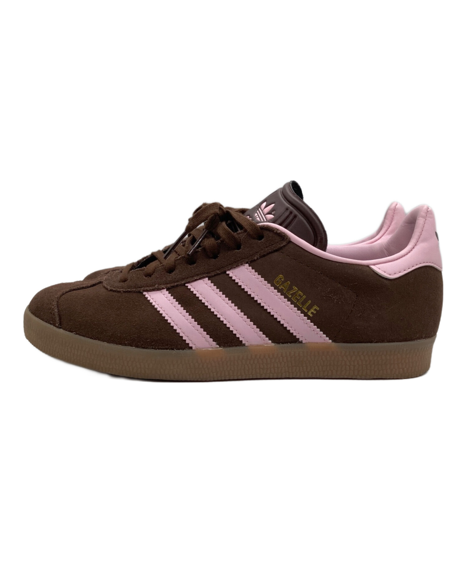 【美品】 アディダス GAZELLE ブラウン23.5センチ 中古・古着通販】adidas (アディダス) GAZELLE ブラウン サイズ:23.5