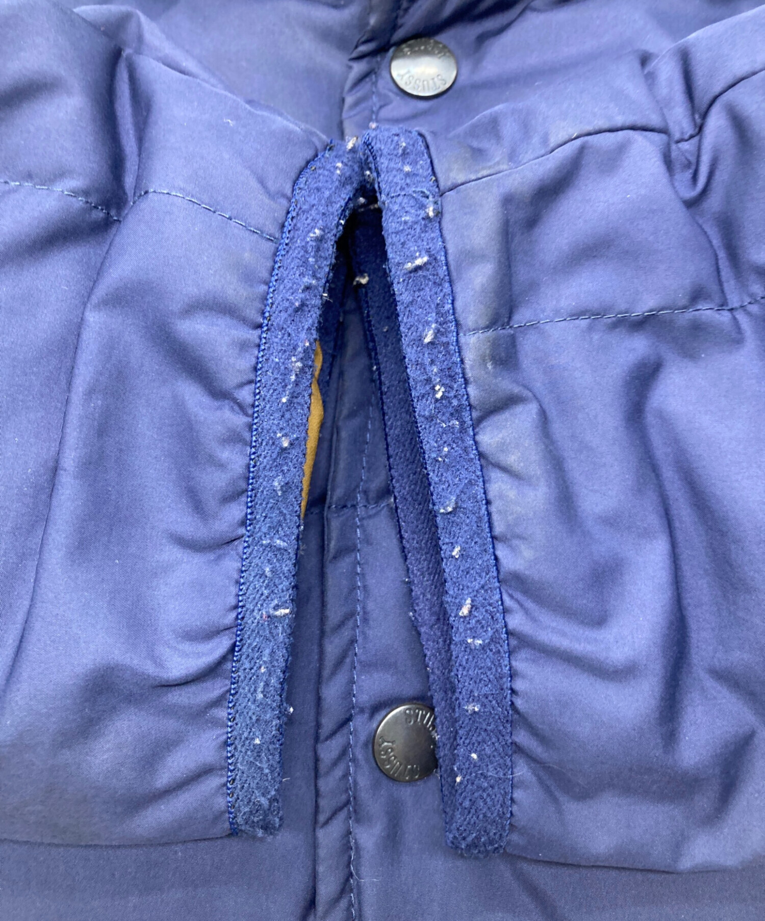 中古・古着通販】stussy (ステューシー) ダウンジャケット ネイビー