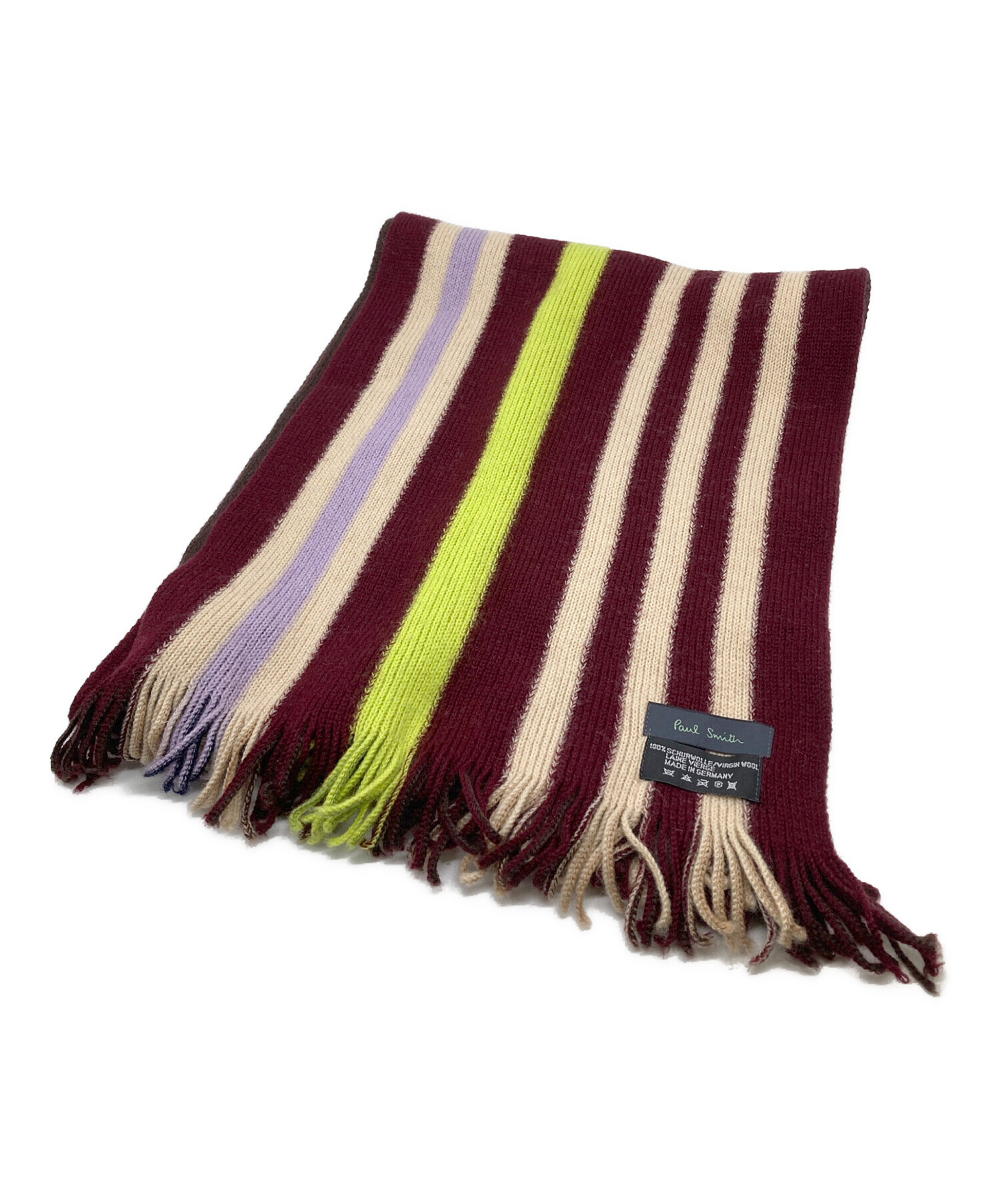 中古・古着通販】Paul Smith (ポールスミス) マルチストライプマフラー