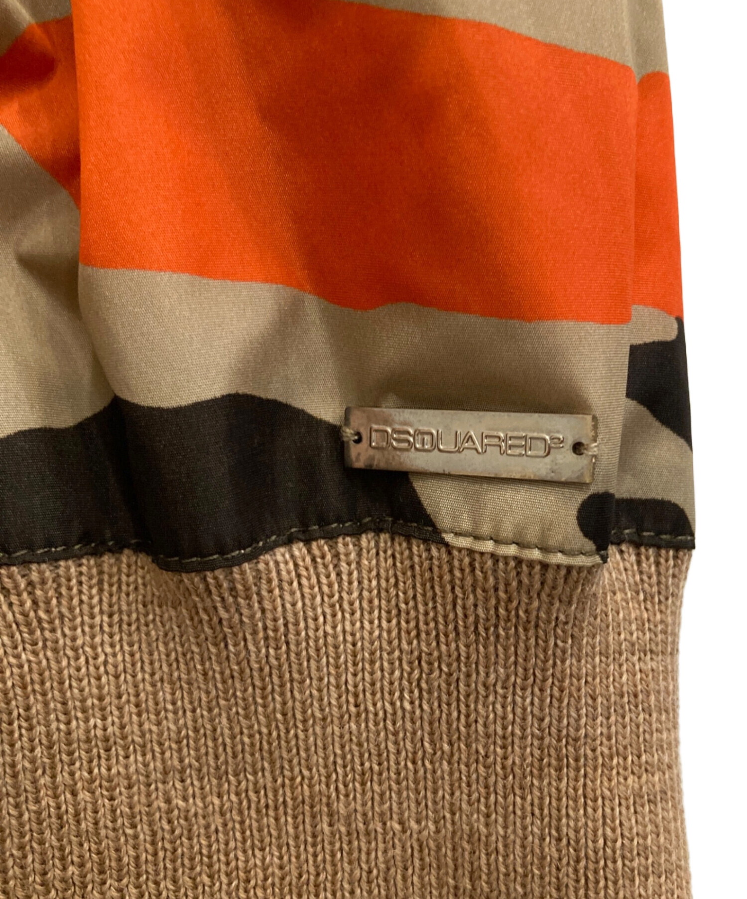 中古・古着通販】DSQUARED2 (ディースクエアード) カモフラ柄Vネック