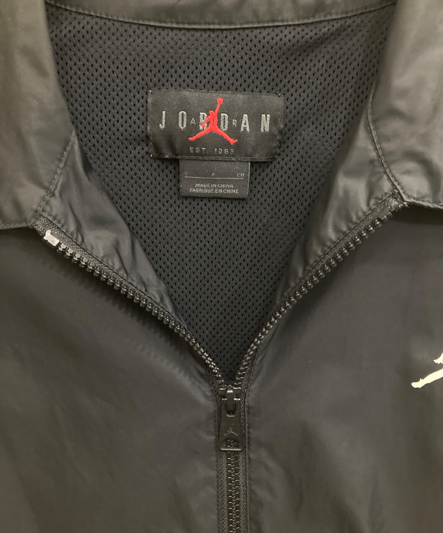 中古・古着通販】JORDAN (ジョーダン) ナイロンジャケット ブラック