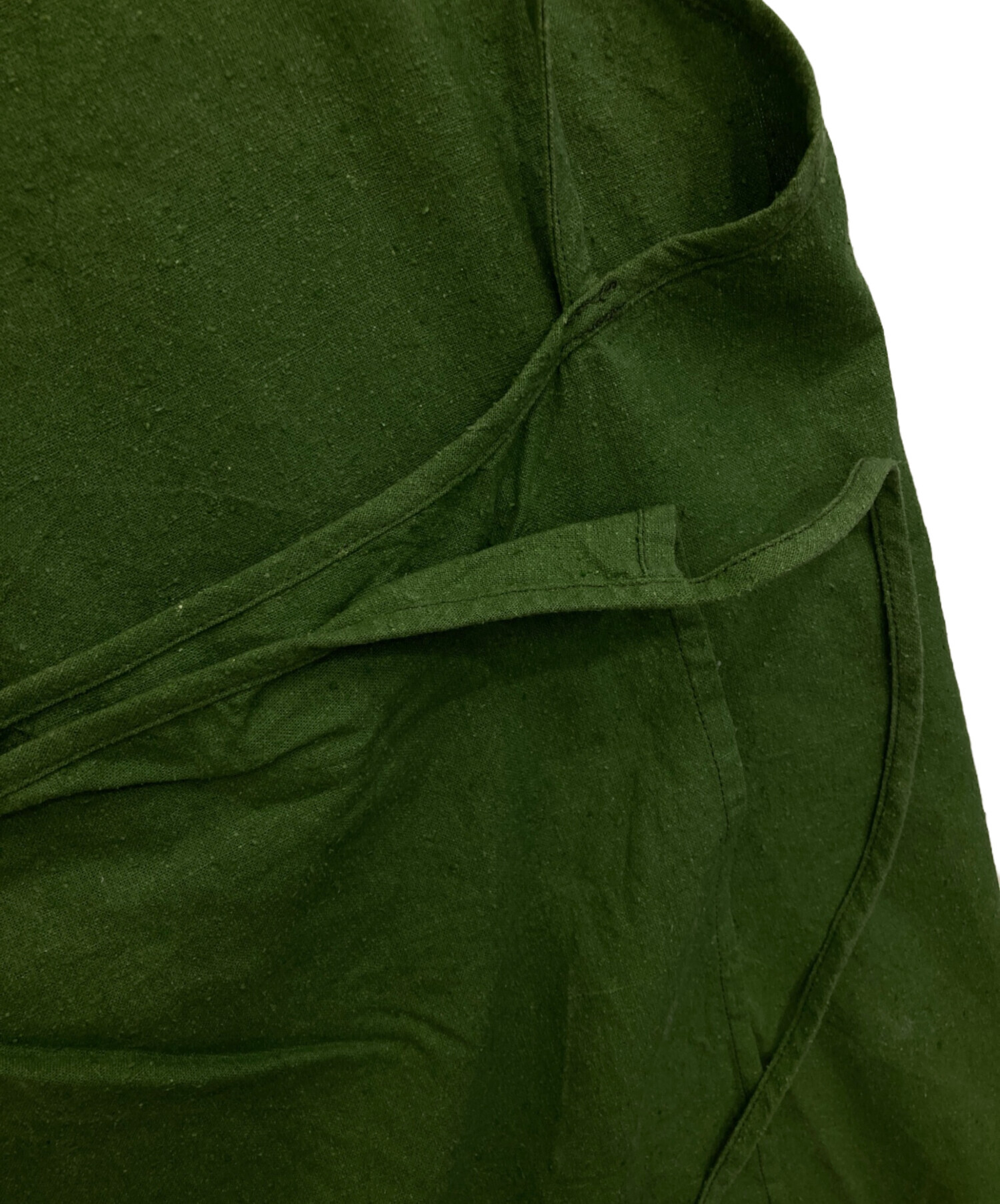 中古・古着通販】BASERANGE (ベースレンジ) シルクエプロンドレス