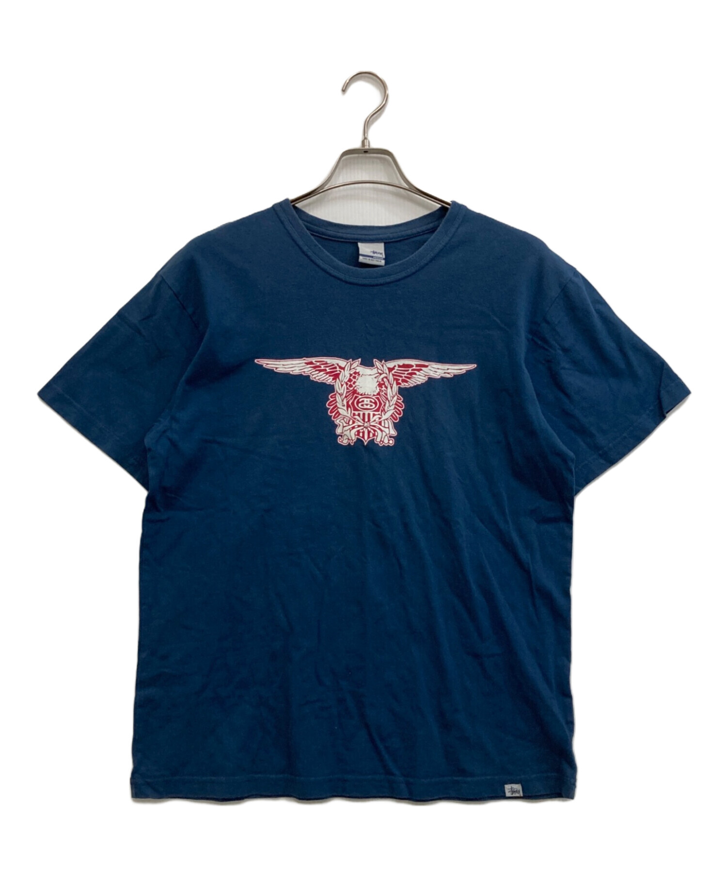中古・古着通販】stussy (ステューシー) イーグルTシャツ ネイビー 