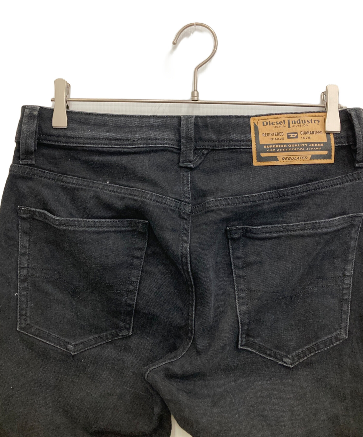 中古・古着通販】DIESEL (ディーゼル) LARKEE-X デニムパンツ ブラック 