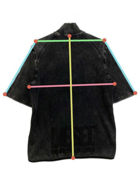 メンズ み*ん様 ディーゼル Sサイズ S-WAFCOOL ハーフジップ 半袖