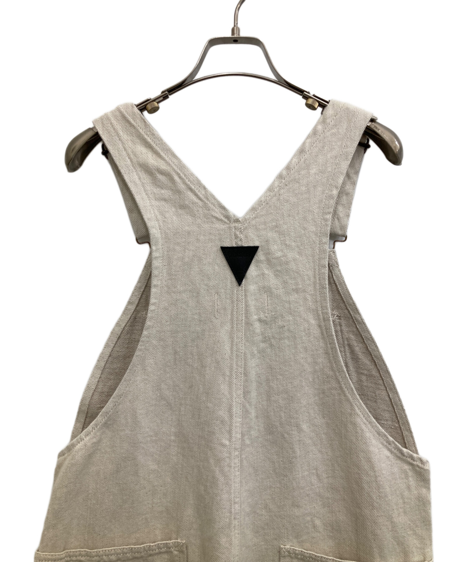 中古・古着通販】oblada (オブラダ) リネン混オーバーオール ベージュ