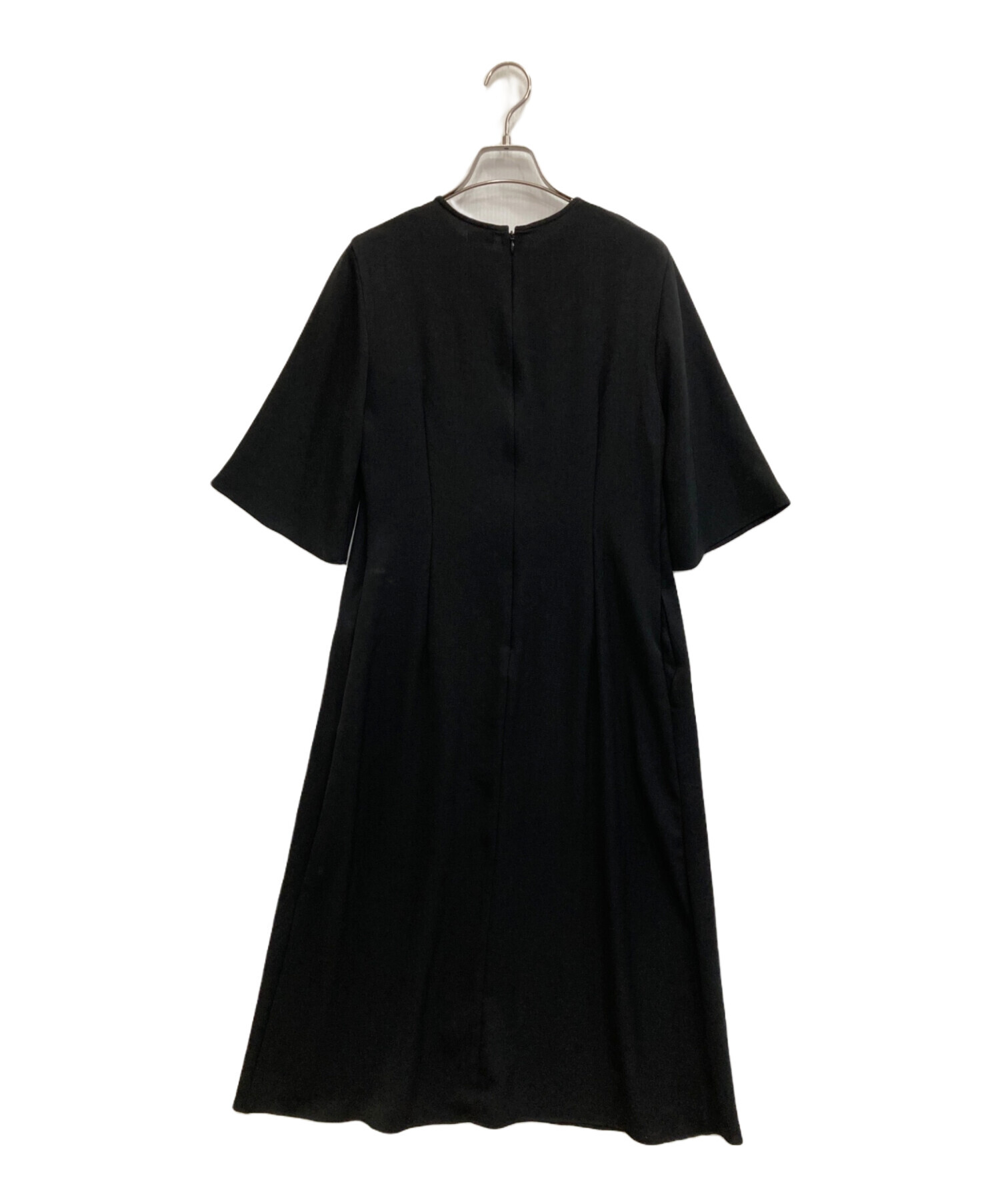 LOEFF ロエフ ブルゾン（その他） S 黒 【古着】【中古】【送料無料】 中古・古着通販】LOEFF (ロエフ) ツイルTワンピース ブラック
