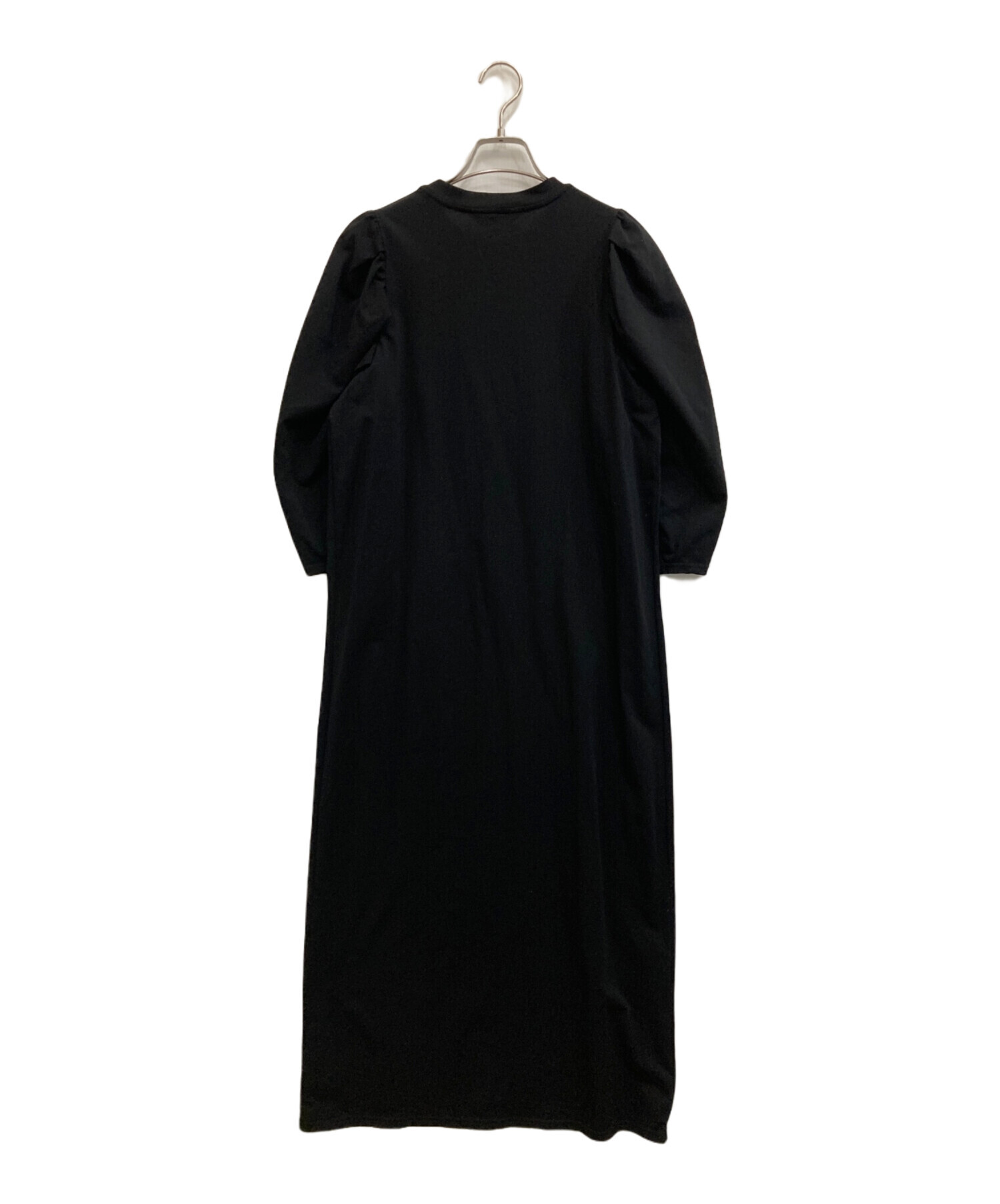 中古・古着通販】oblada (オブラダ) シャーリングワンピース ブラック