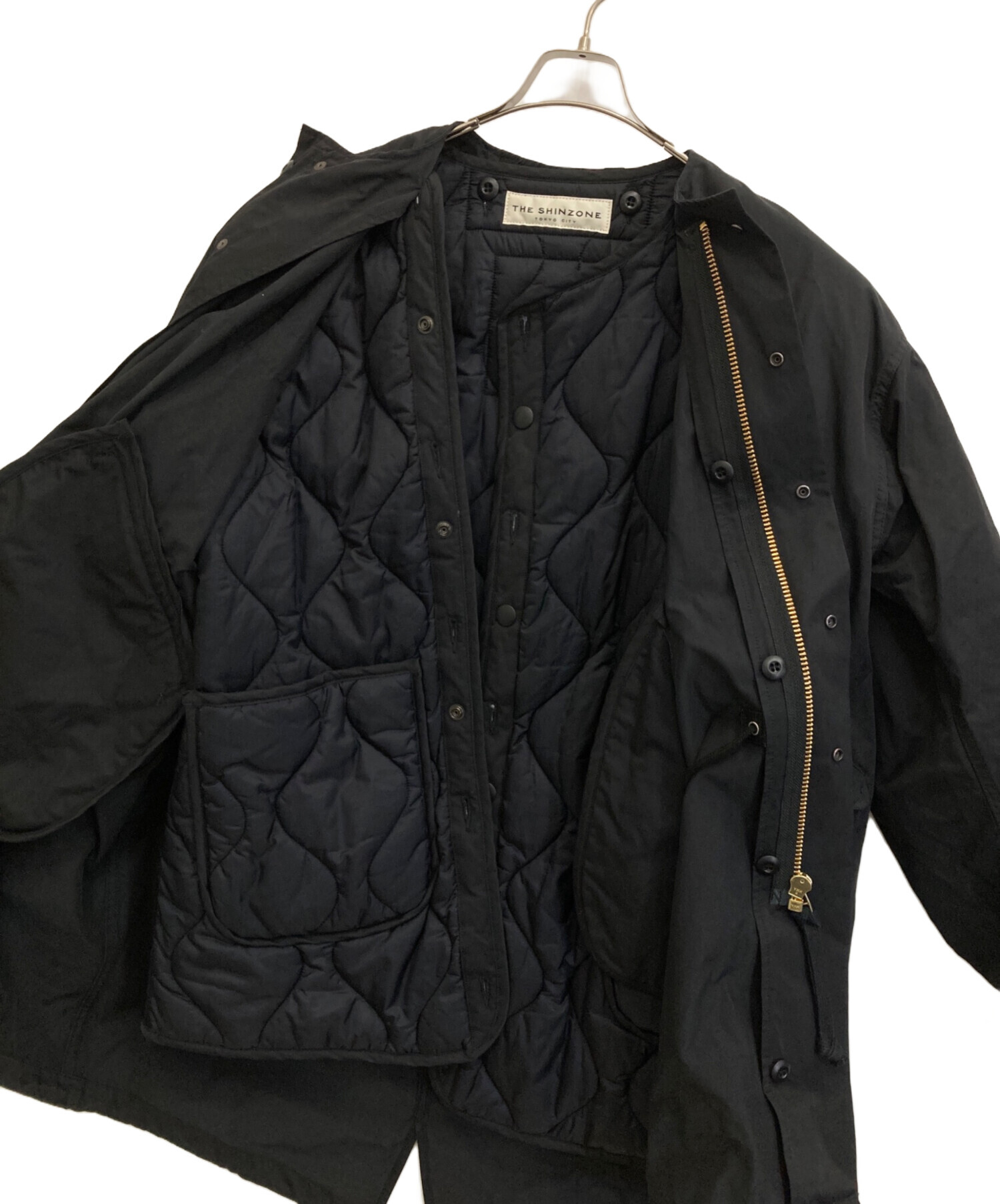 最終美品THE SHINZONE FIELD PARKA ブラック サイズ34 THE SHINZONE FIELD PARKA ブラック サイズ34 Shinzone（シンゾーン