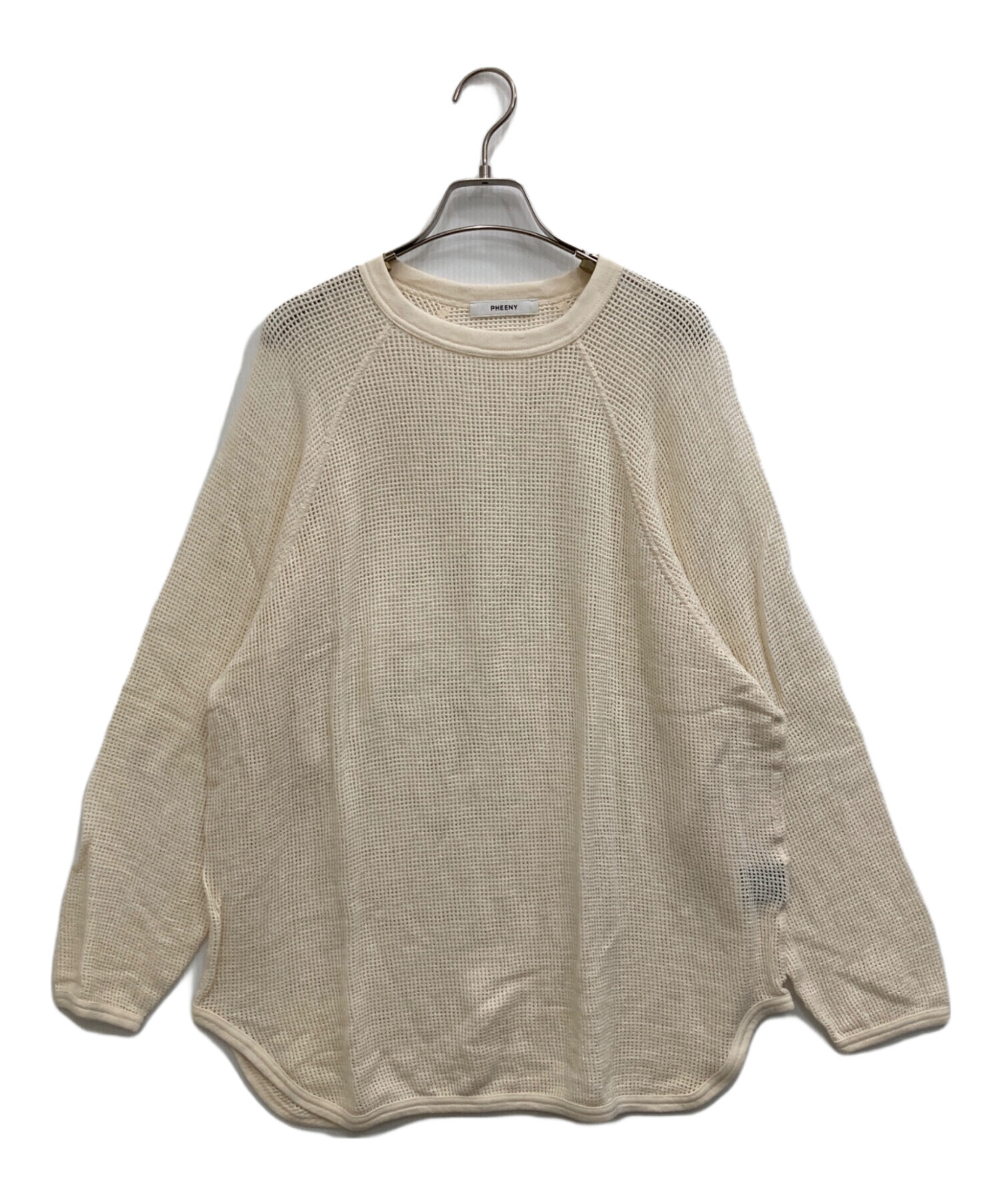 中古・古着通販】PHEENY (フィーニー) Basket mesh L/S ベージュ