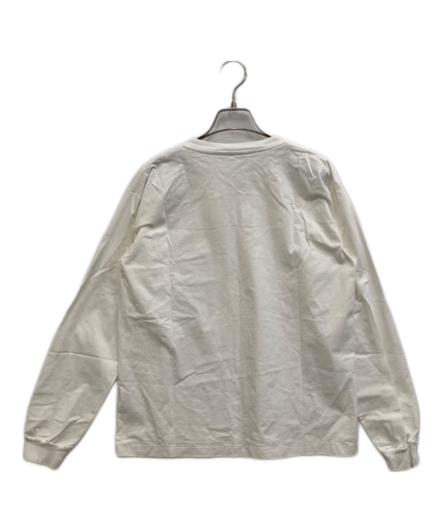 中古・古着通販】AURALEE (オーラリー) 長袖カットソー ホワイト
