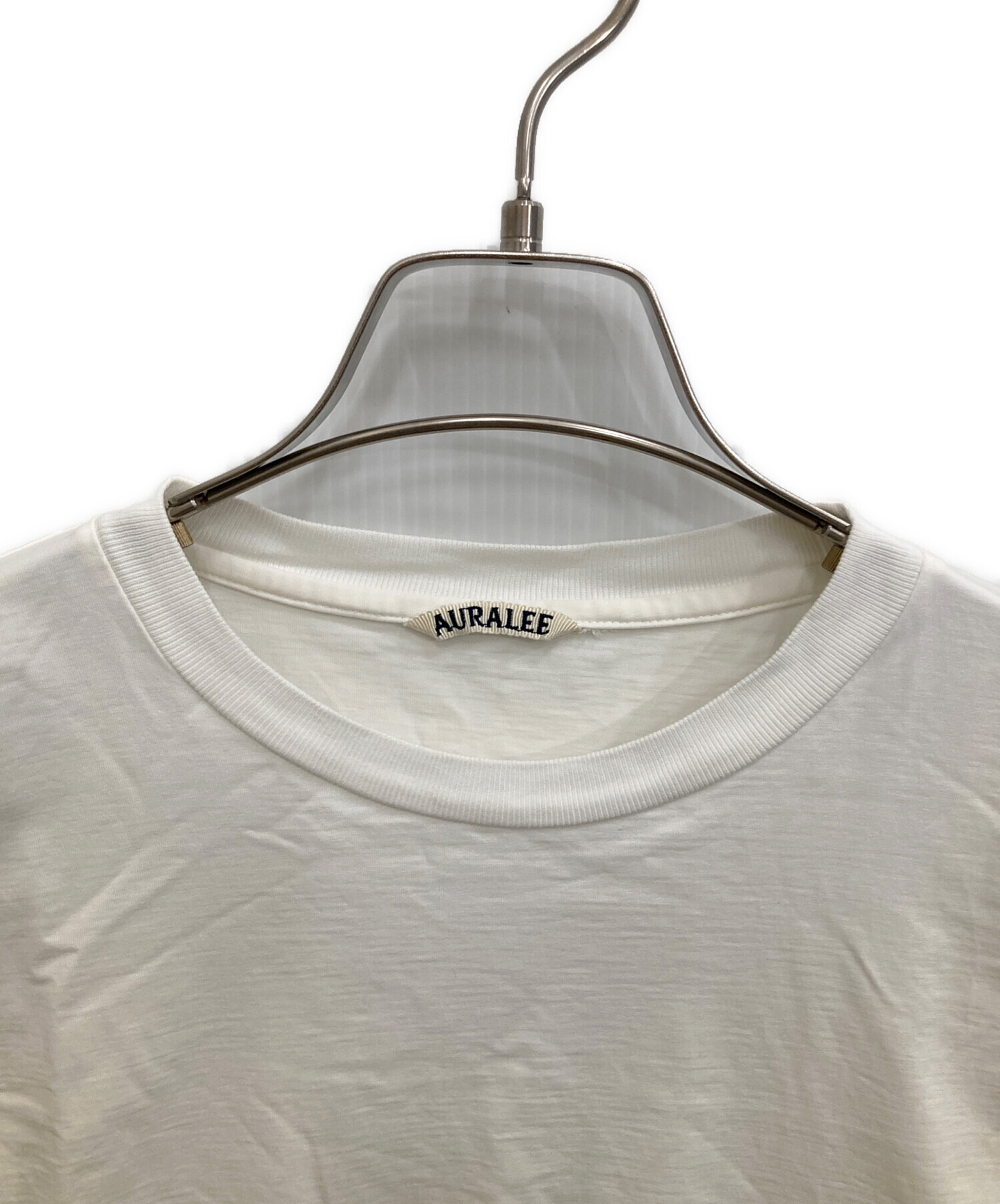 中古・古着通販】AURALEE (オーラリー) 長袖カットソー ホワイト