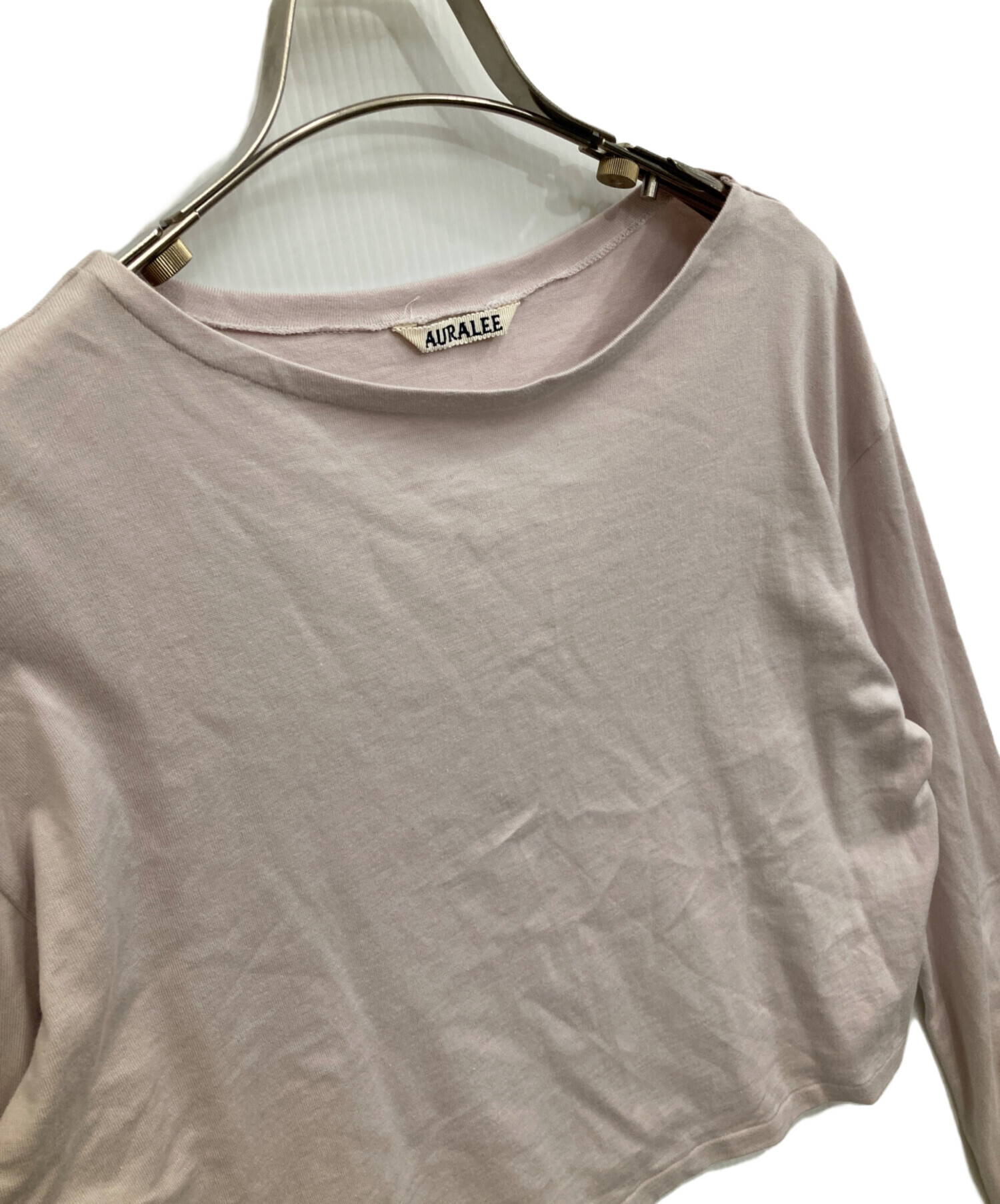 中古・古着通販】AURALEE (オーラリー) COTTON JERSEY BOAT NECK P/O