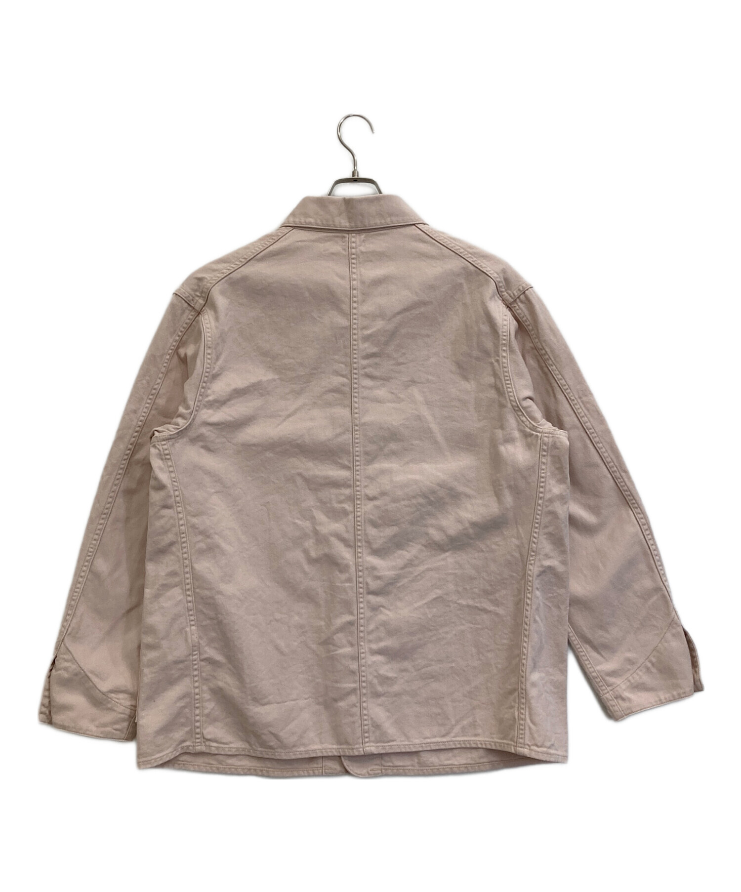 中古・古着通販】FOUNDOUR (ファウンダ) COVERALL JACKET ピンク