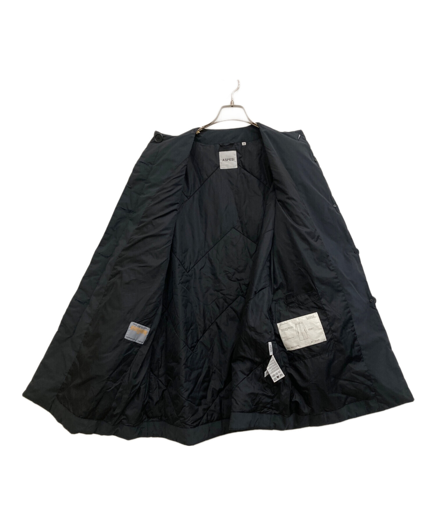 中古・古着通販】ASPESI (アスペジ) 中綿コート ネイビー サイズ:M